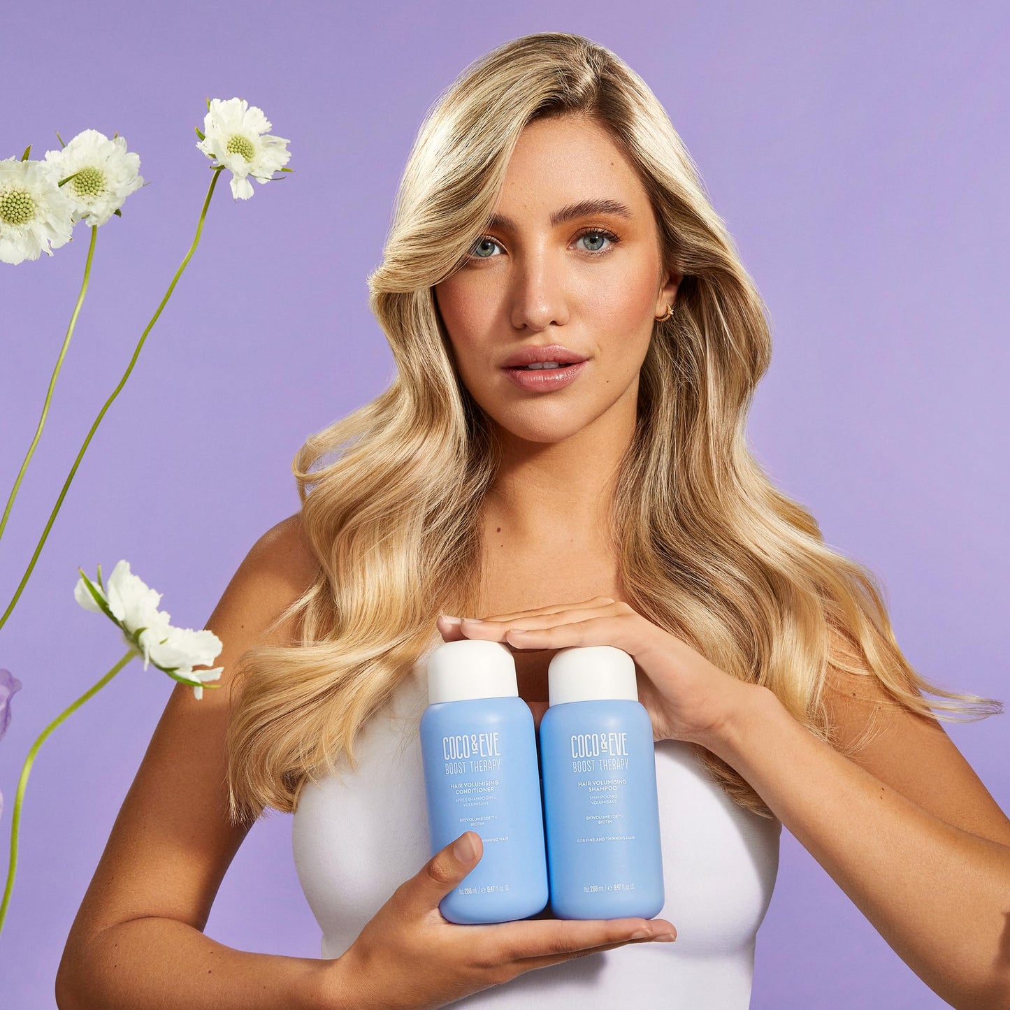 Coco & Eve Boost Therapy Volumizing Conditioner with Biotin to Target Fine, Thinning Hair, Increase Volume and Density. Smoothes Strengthens & Thickens for Fuller Healthier Hair (9.47 Fl Oz)