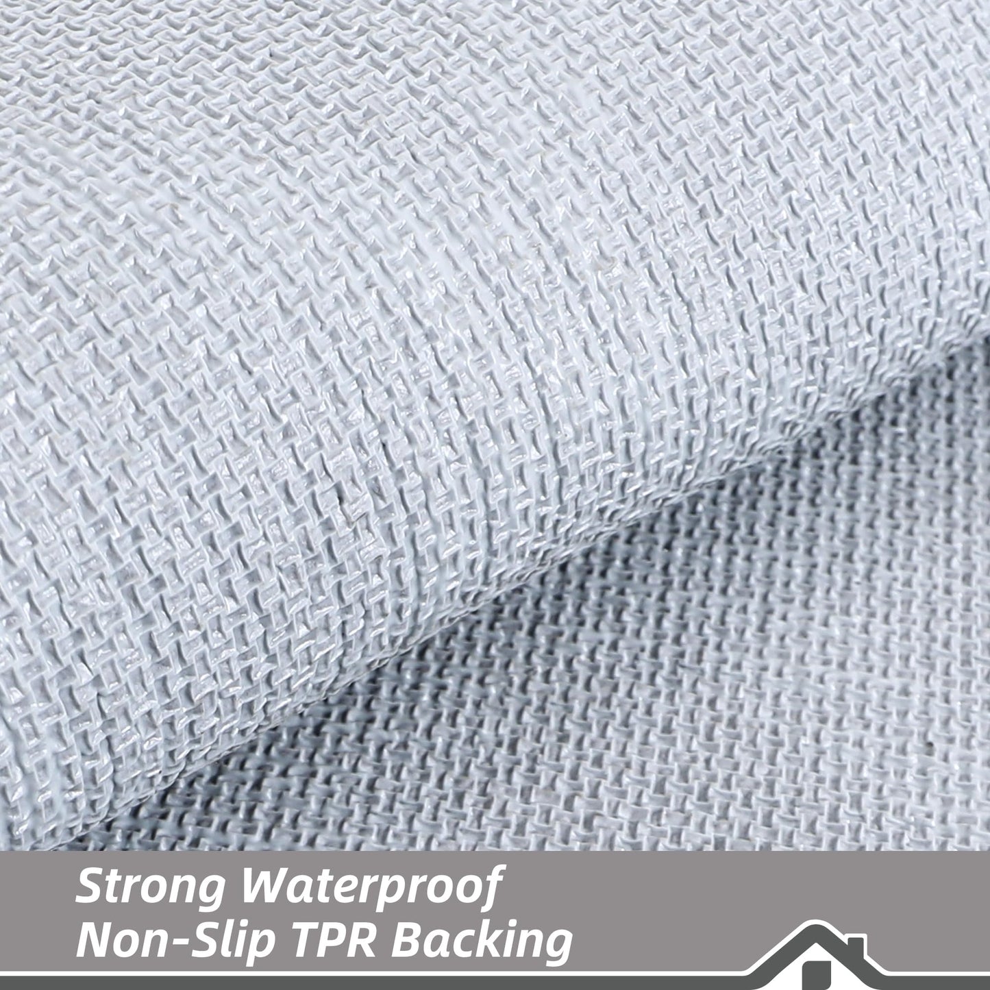 BEQHAUSE Door Mat 32" x 48", Front Back Door Mat Non-Slip, Absorbent Resist Dirt Entrance Doormat Low-Profile Floor Mats Washable Rugs for Entryway Welcome Mat, Black