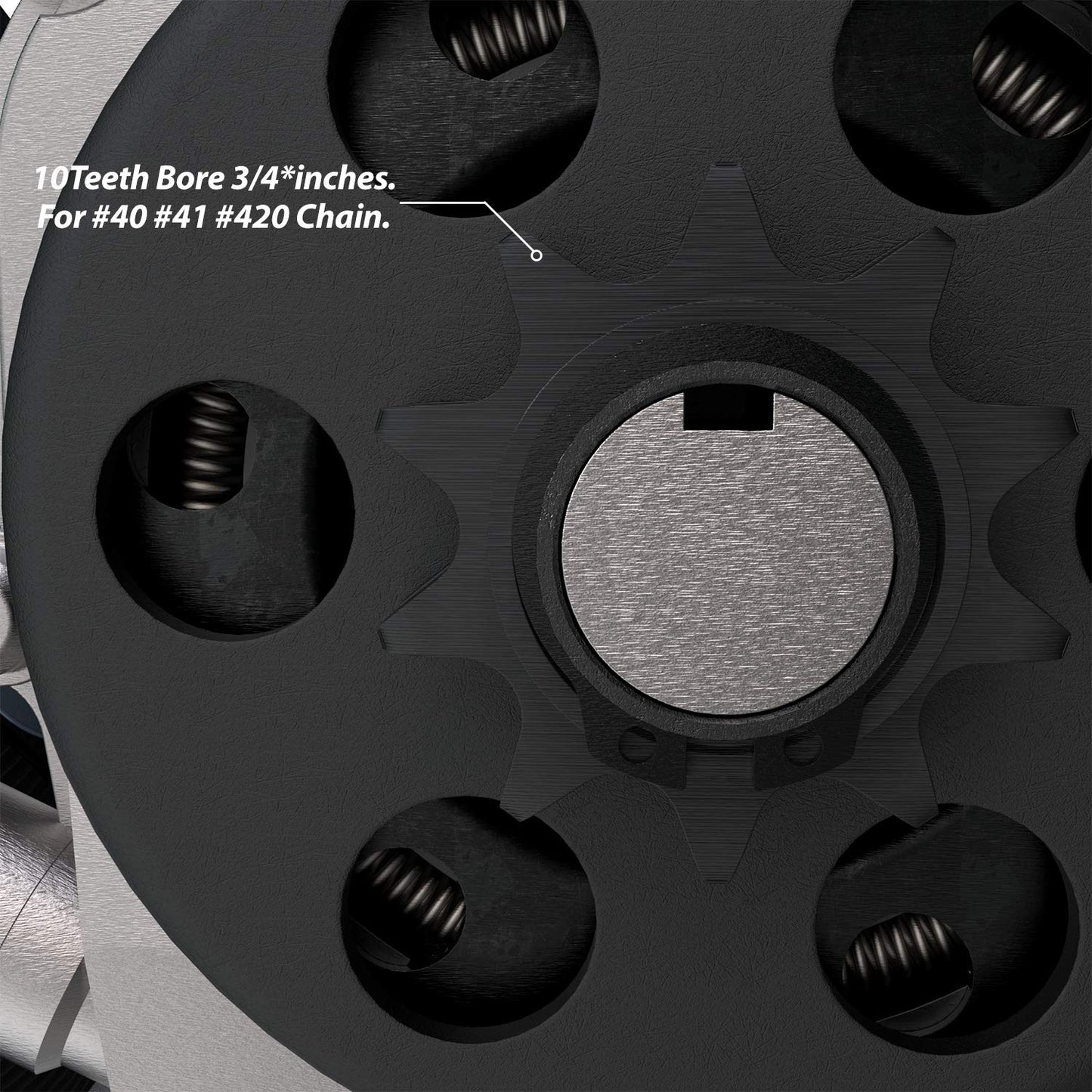 1PZ BA5-10T Centrifugal Clutch 3/4" Bore 10T #40/41/420 Chain for Go Kart Mini Bike Baja MB165 MB200 6.5HP Upgrade