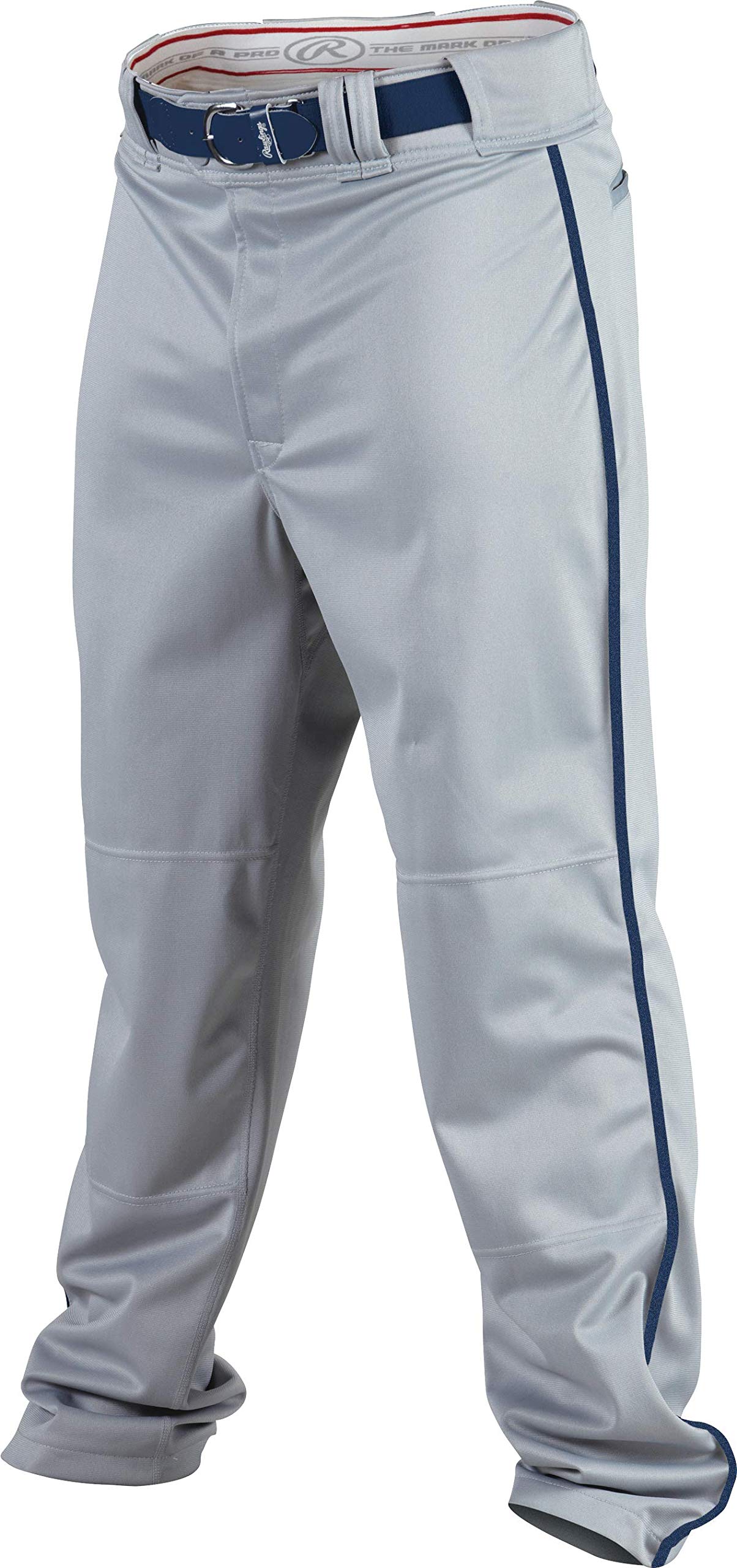 Rawlings Men's Baseball Pant (Blue Grey/Navy, Medium)