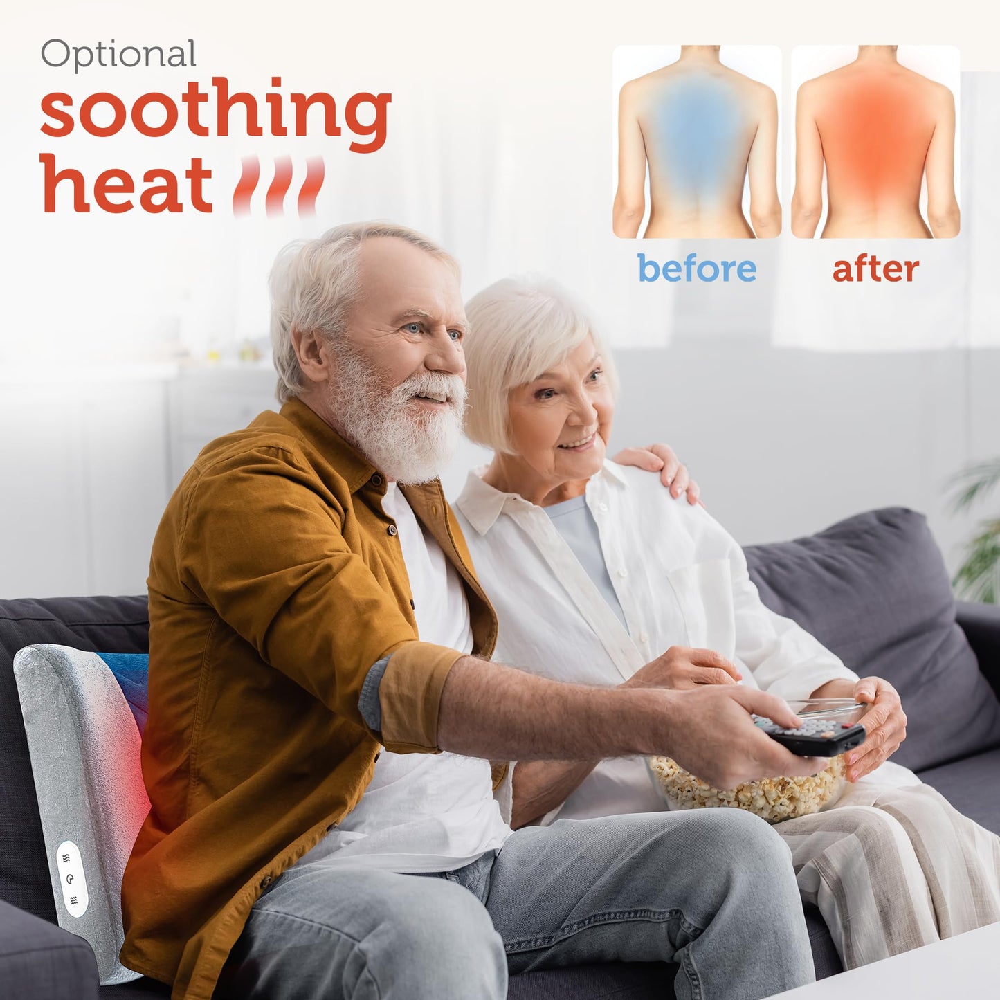 CILI Lumbar Support Pillow with Heat