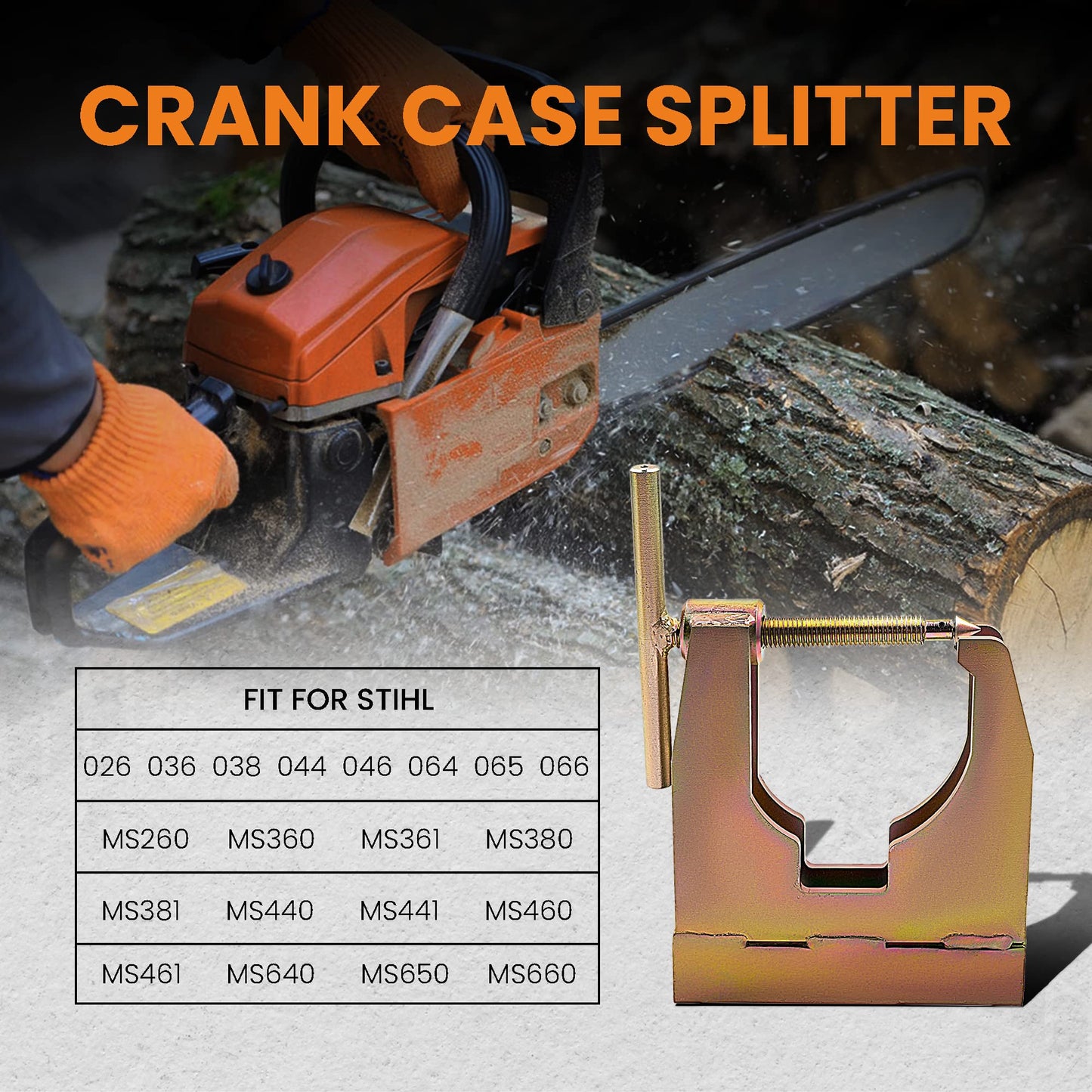 maXpeedingrods Chainsaw Crankcase Splitter Tool Crankshaft for Stihl Husqvarna Husky Echo Dolmar Redmax Chainsaw Accessories