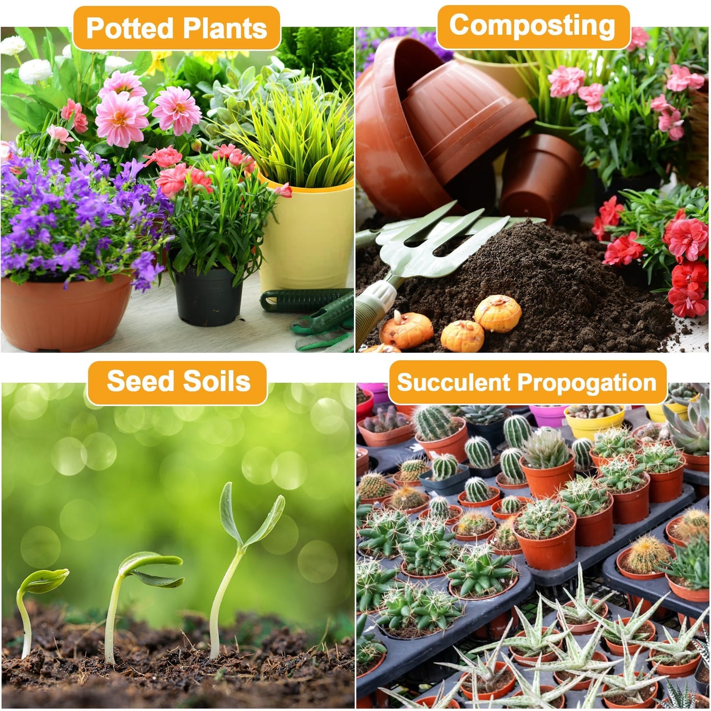 Organic Coco Coir 12 Pcs Compressed Coconut Coir Bricks Coconut Fiber Husk Substrate Mulch Coconut Bark Core Growing Medium Peat Moss Soil High Nutrition for Plants Gardening Seed Starting Soil Mix