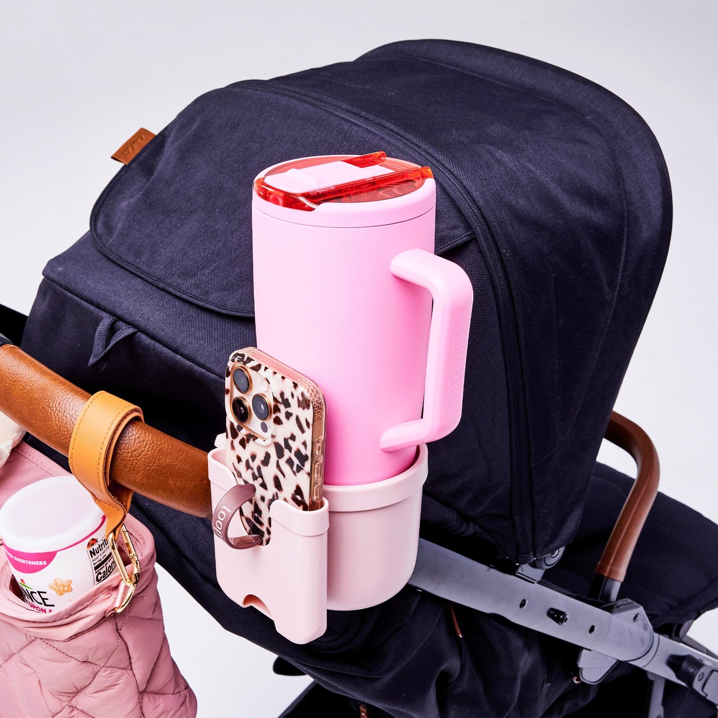 BrüMate Era Flip 40oz Tumbler with Covered Flip Down Straw | 100% Leakproof Insulated Tumbler | Made of Stainless Steel | Cup Holder Friendly Base | 40oz (Lilac Dusk)