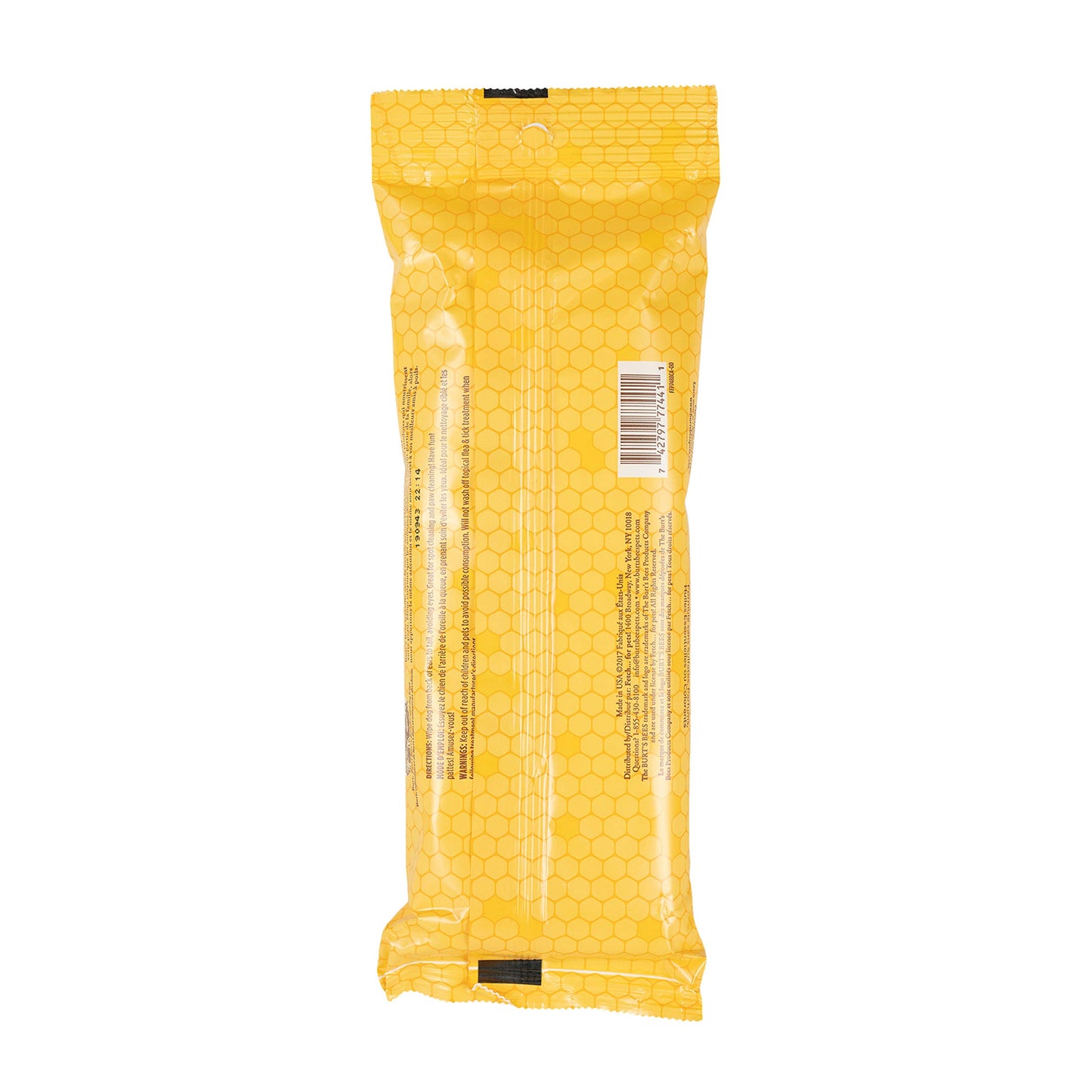 Burt's Bees FFP7488AMZ3 for Dogs Multipurpose Grooming Wipes, Pack of 3 | Best Wet Grooming Wipes for All Dogs and Puppies