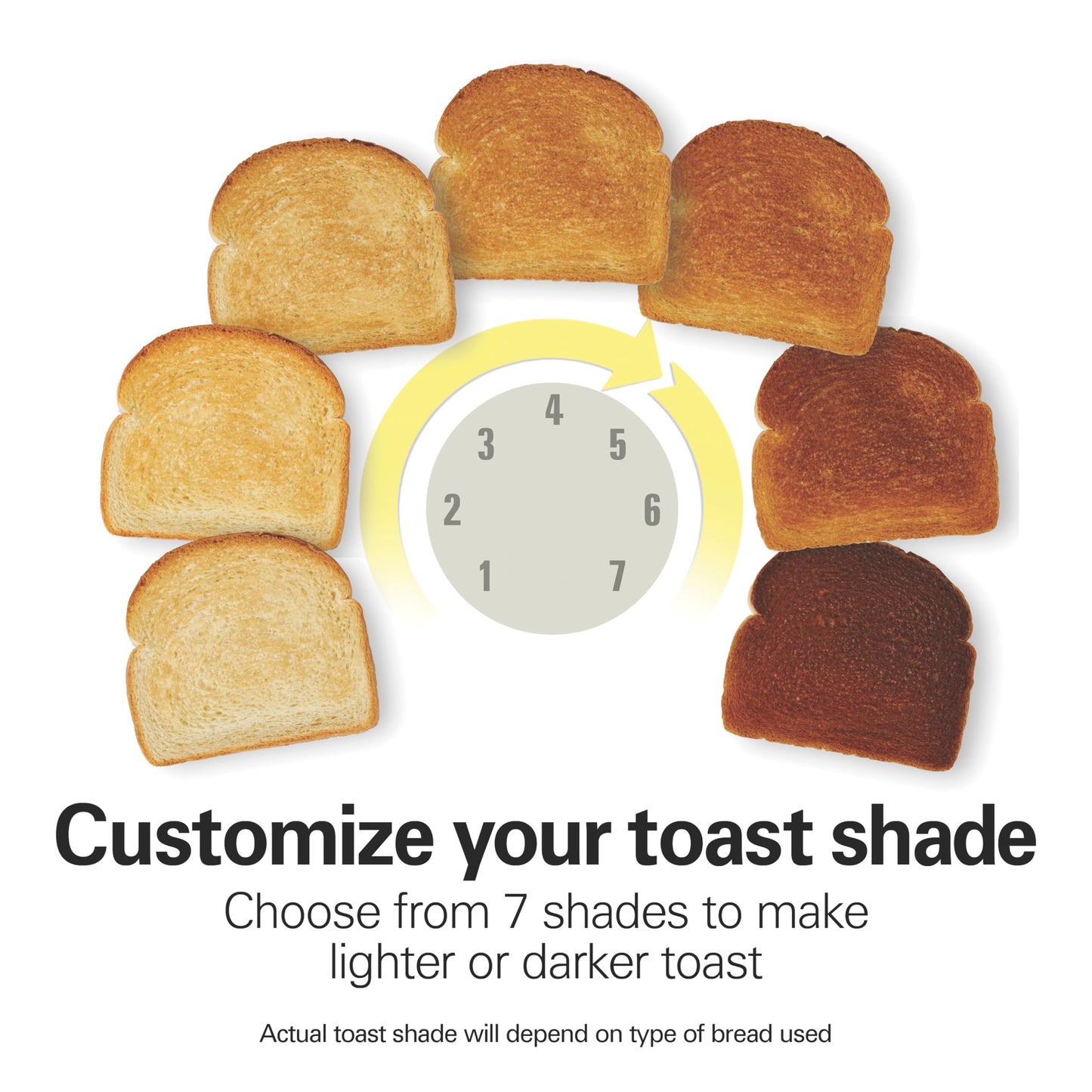 Hamilton Beach 2 Slice Extra Wide Slot Toaster with Bagel & Defrost Settings, Shade Selector with 7 Browning Levels, Toast Boost, Auto Shutoff, Black & Stainless Steel (22633G)
