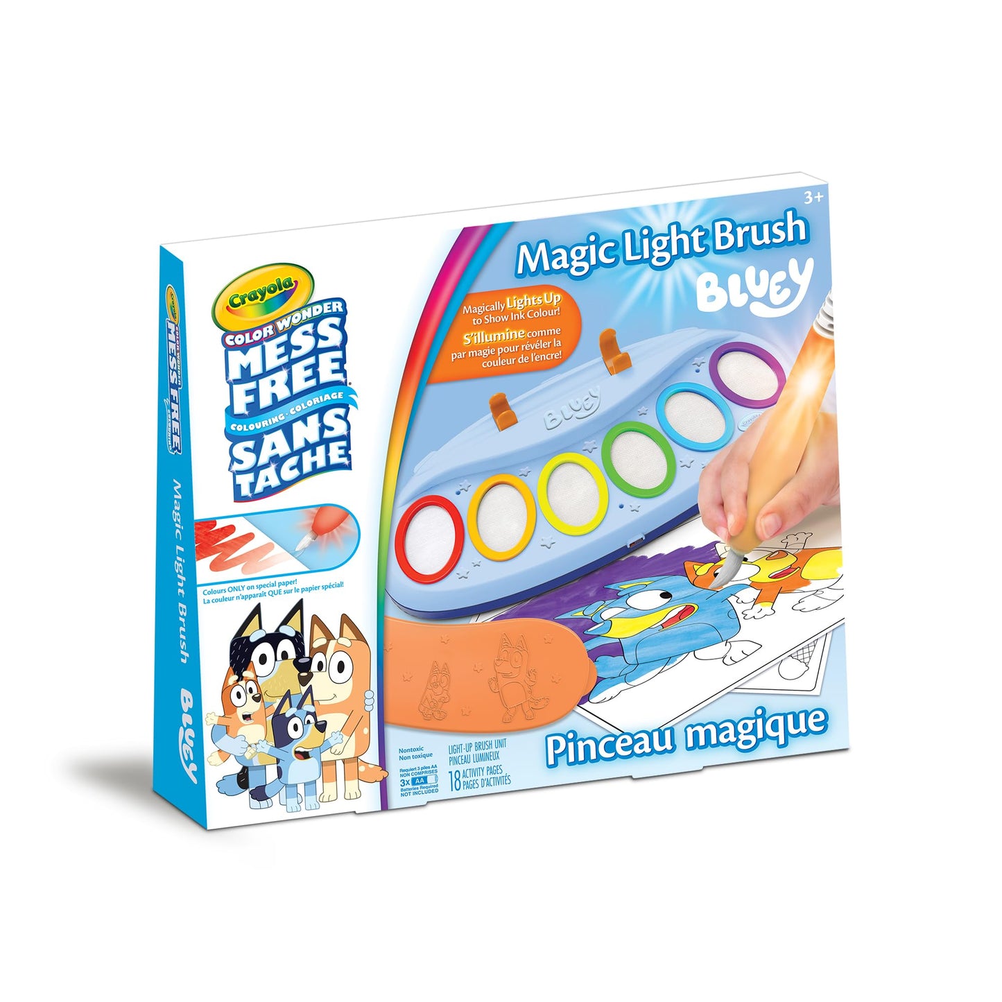 Color Wonder Magic Light Brush, Bluey