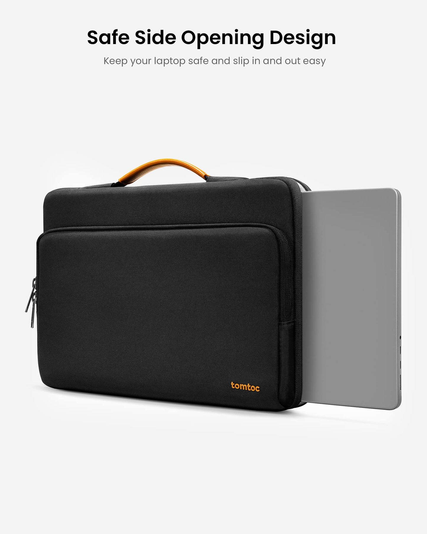 tomtoc 360 Protective Laptop Carrying Case for 13-inch New MacBook Air M5/A3449(2026), M4/A3240, M3/A3113, M2/A2681 M1/A2337, 13“ MacBook Neo/Pro, iPad Pro M5 & iPad Air M4, Water-Resistant Laptop Bag