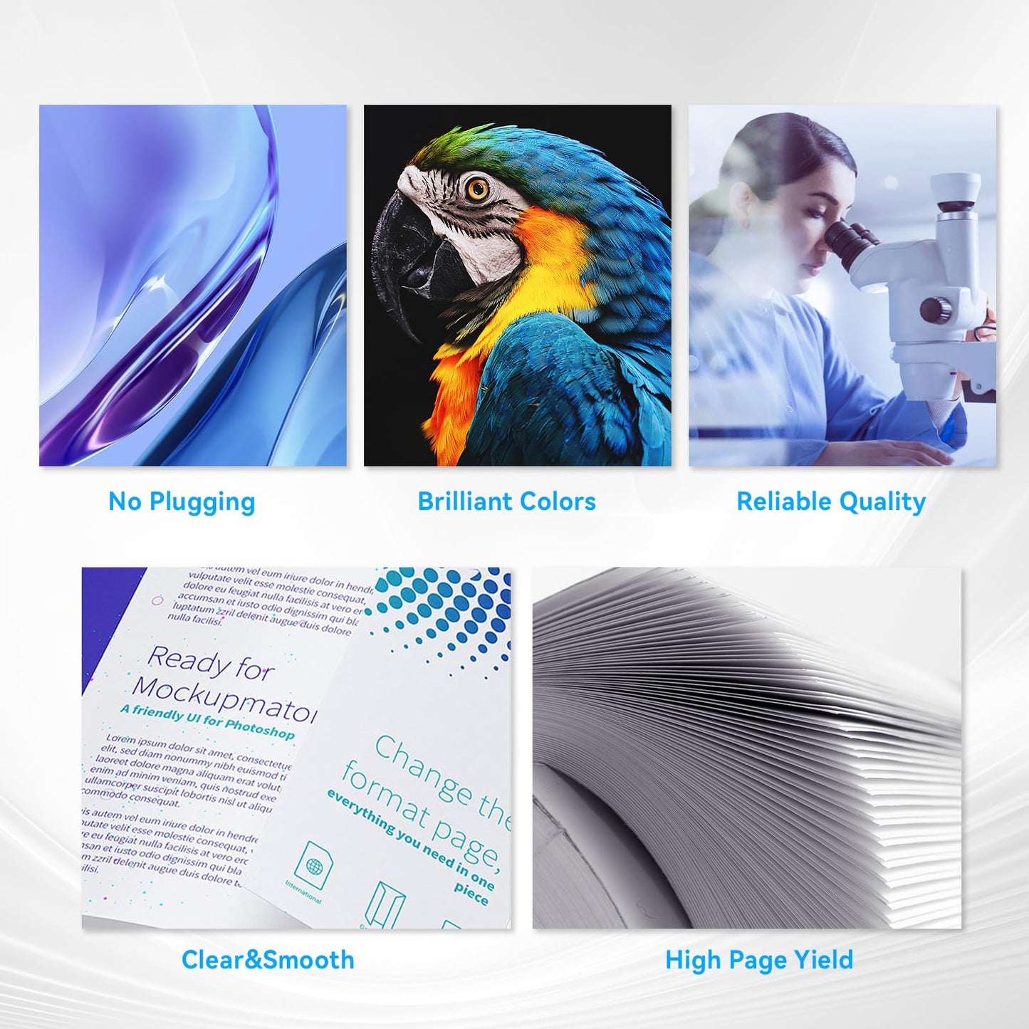 BAIINK 067H High Yield Toner Cartridge Replacement for Canon 067 Toner Cartridge Set Compatible with Canon imageCLASS MF656Cdw MF654Cdw MF653Cdw LBP633Cdw LBP632Cdw (Black Cyan Magenta Yellow)