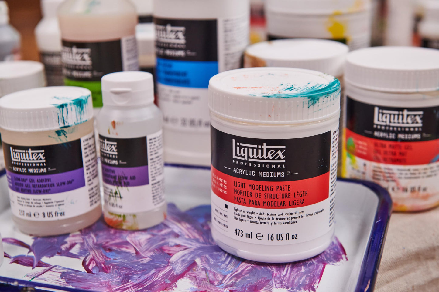 Reeves Liquitex 8-Ounce Matte Gel Acrylic Medium Gel