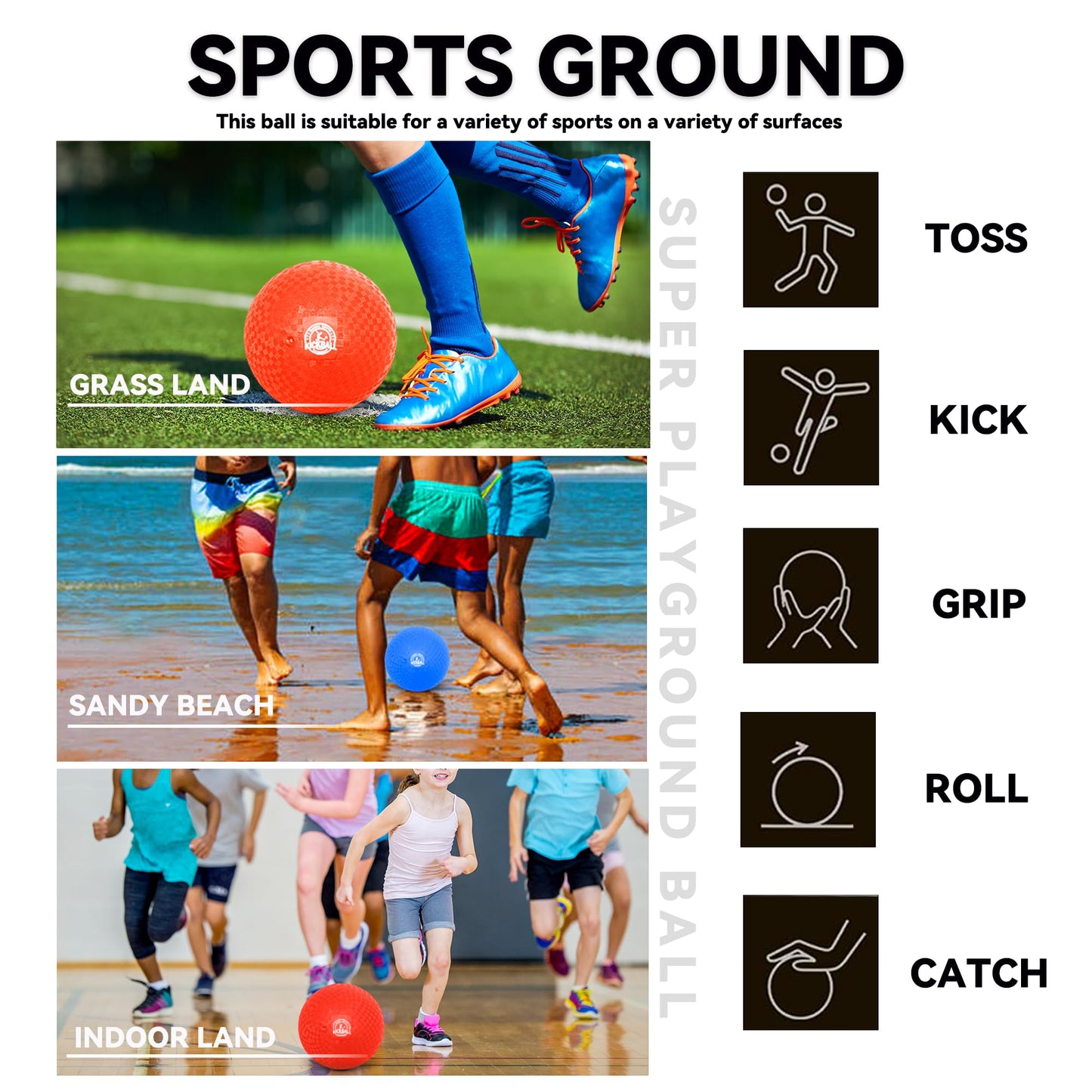 8.5 Inch Kickball Set, Dodgeballs 12 Pack, Playground Balls for Kids&Adults, Bouncy Balls Includes Pump and Storage Bag, Handball for Outdoor & Indoor Games, Boys and Girls Gift with Gift Box