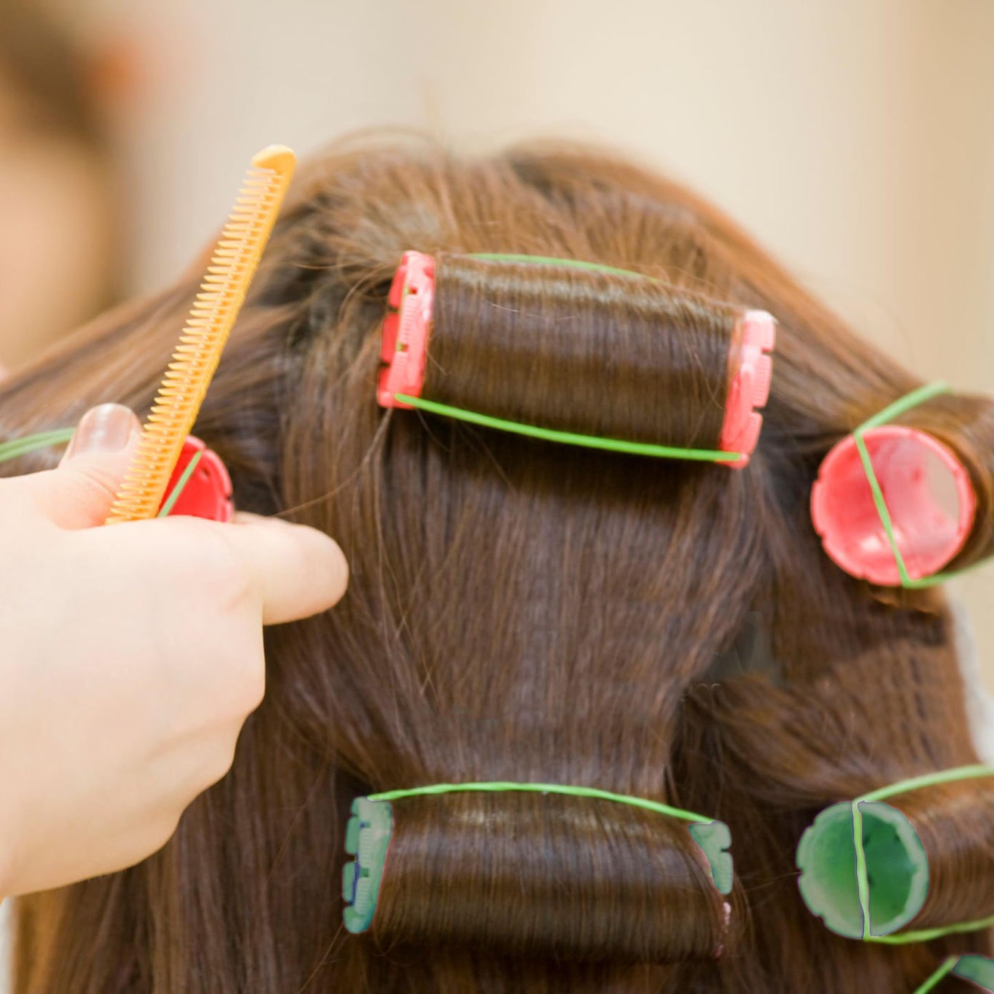 100 Pcs Perm Rods Set for Short & Long Hair, Large Curlers & Rollers for Women and Men, Cold Wave Curling Kit Permanent Bar with Multiple Sizes, Hairdressing Tools for Home Curly, Fluffy, Wavy Style