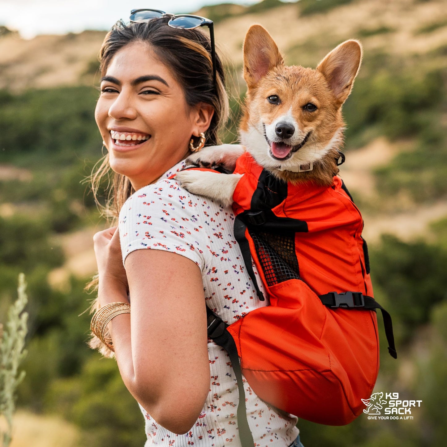 K9 Sport Sack Trainer | Dog Carrier Dog Backpack Pets, Irongate, 12.0" L x 11.0" W x 22.0" H
