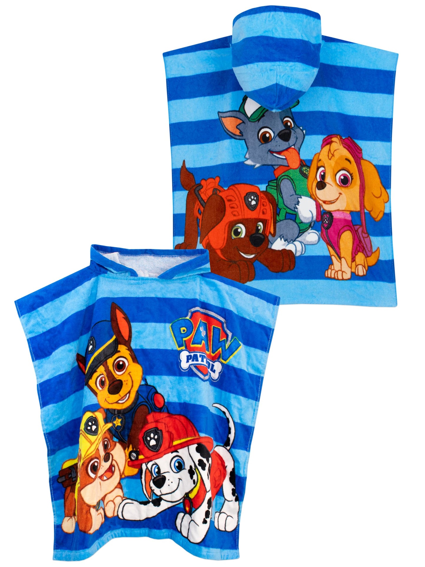 Paw Patrol Boys Hooded Towel Poncho One Size