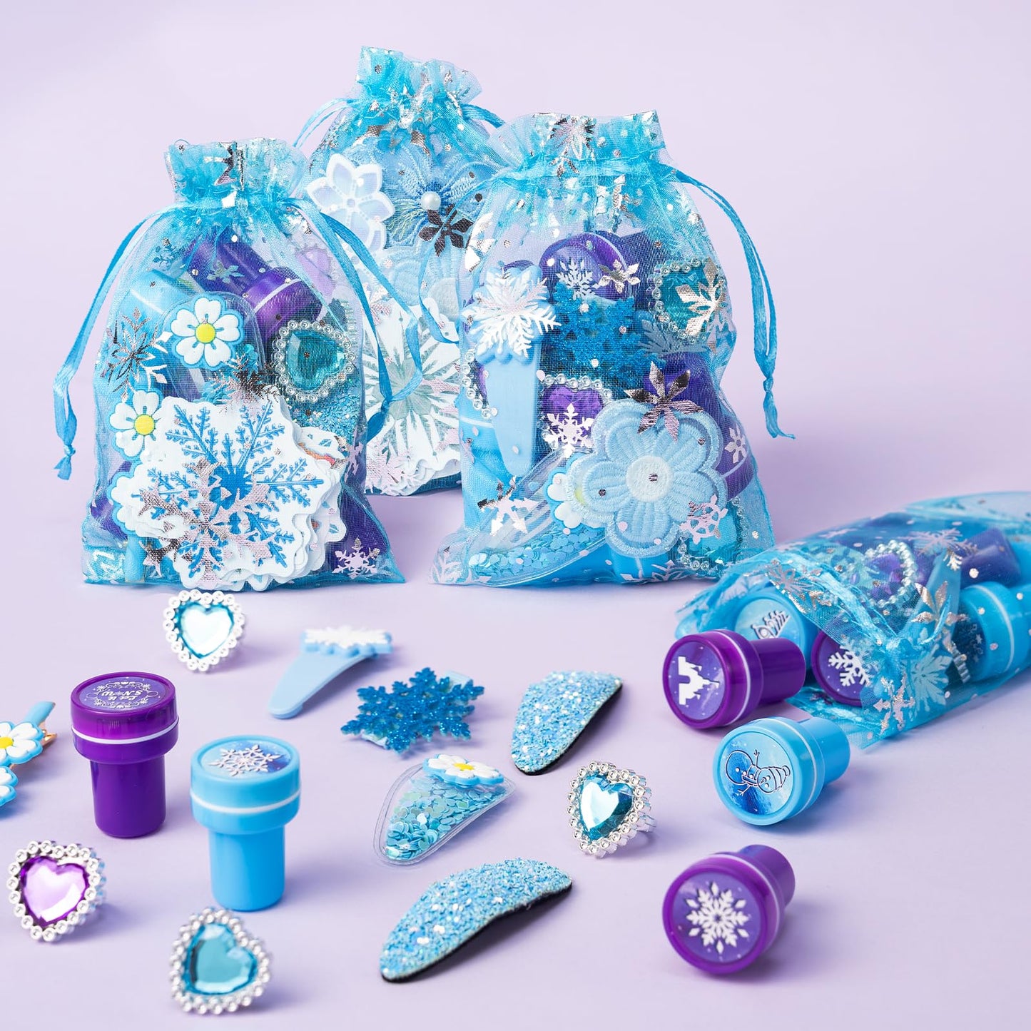 126 Pcs Frozen Party Favors Birthday Supplies for Girls Kids, Gift Bags Frozen Filler Goodie Bag Stuffers Frozen Birthday Party Supplies