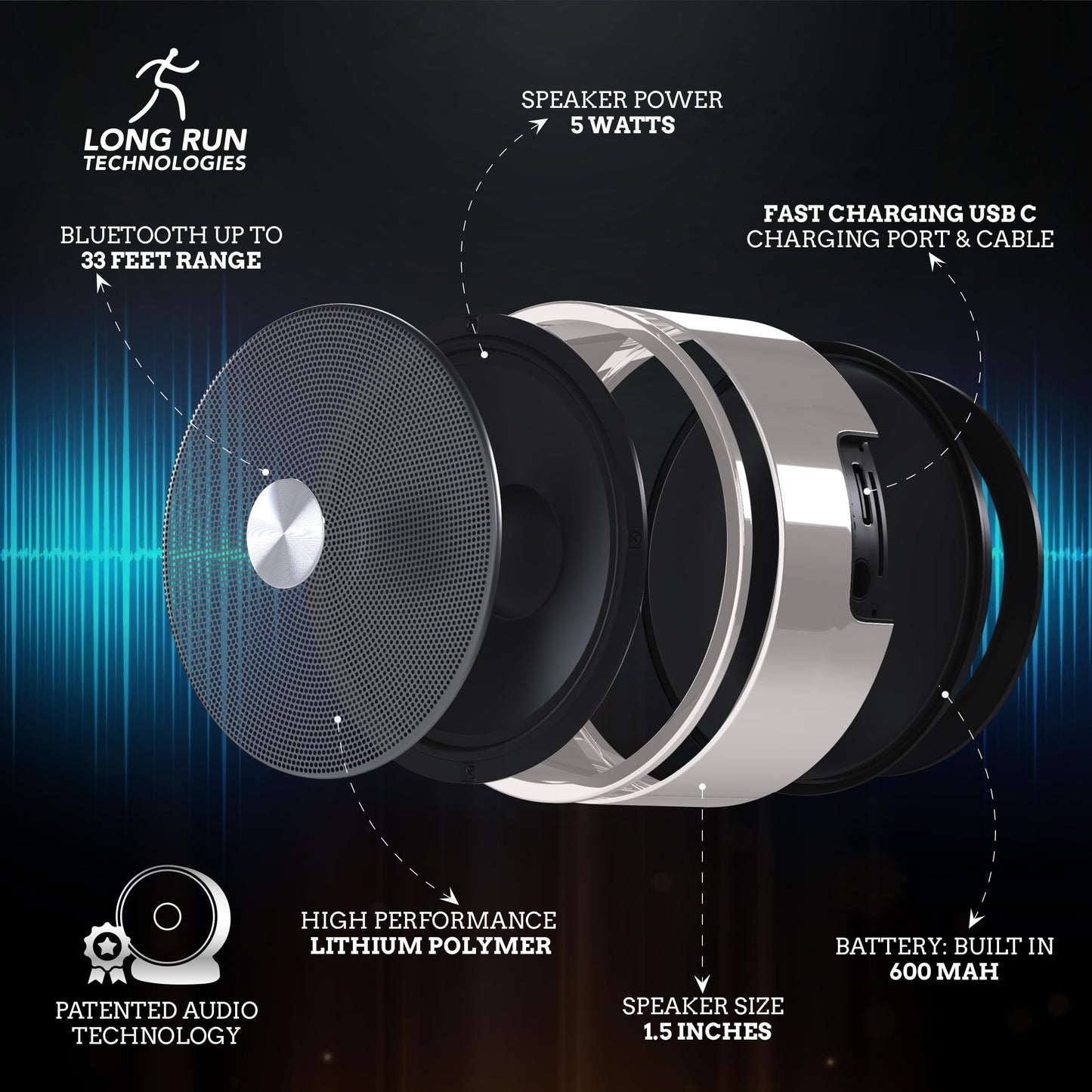 Stereo Bluetooth Speakers - Wireless Computer Speaker for Desktop Laptop PC for Boys & Girls Sister Brother Mom & Dad - Bluetooth Stereo Speakers Home Theater Gaming Rose Gold