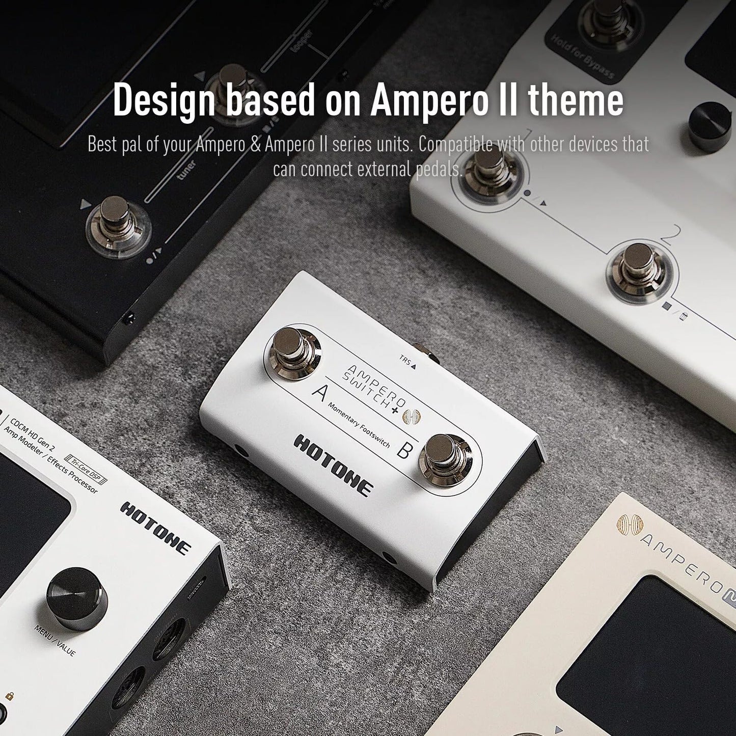Hotone Ampero Switch+ FS-2 Dual Foot Switch