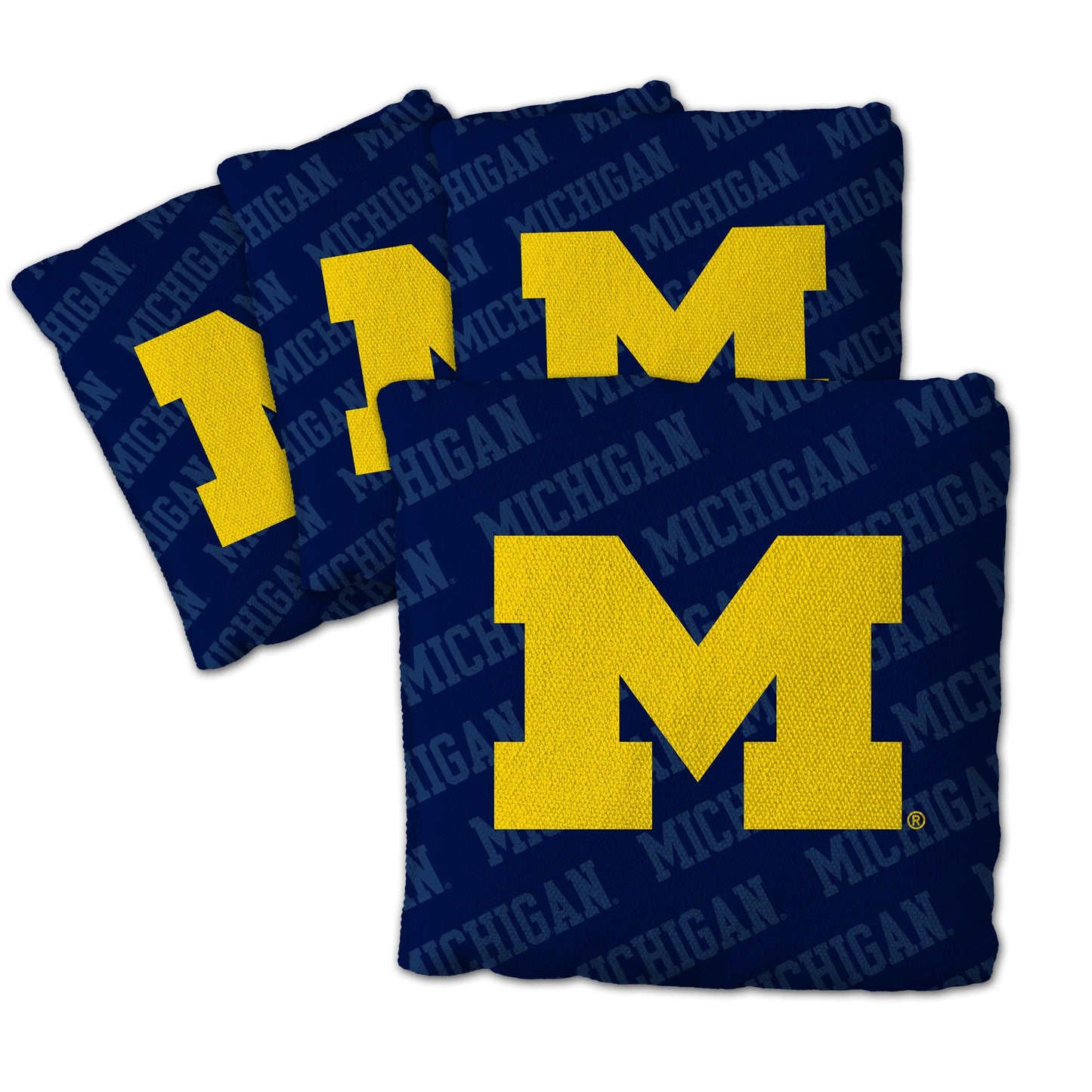YouTheFan NCAA Michigan Wolverines Cornhole Bags - 4PK - Blue