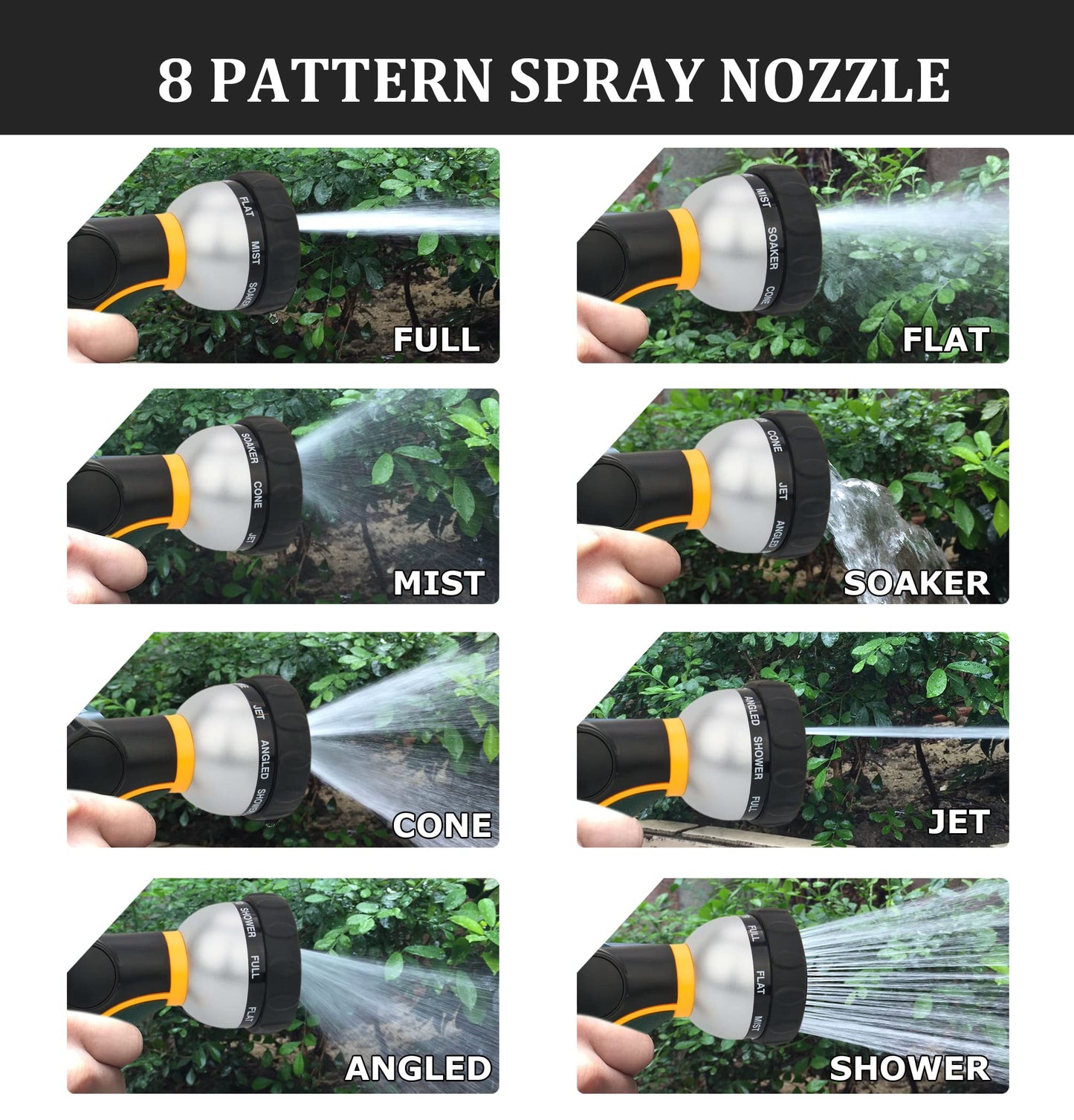 TheFitLife Flexible Metal Garden Hose - Lightweight Stainless Steel Water Hose with Solid Fittings and Sprayer Nozzle - Leak Proof Kink Free, Anti-rust, Large Diameter, Durable and Easy Storage (75FT)