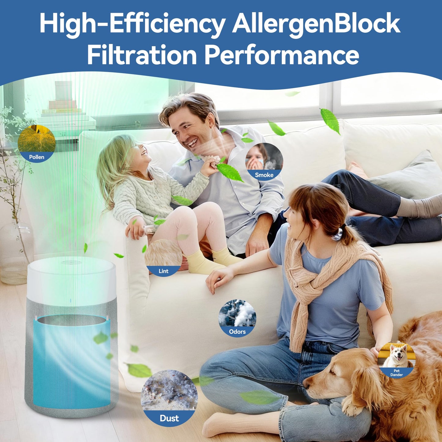 311i MAX AllergenBlock Replacement filter Compatible with Blue Pure 311i Max Air Purifier, H13 True HEPA with Activated Carbon Air Filter,Blue Pure F3MAX, Not for 311i+ Max