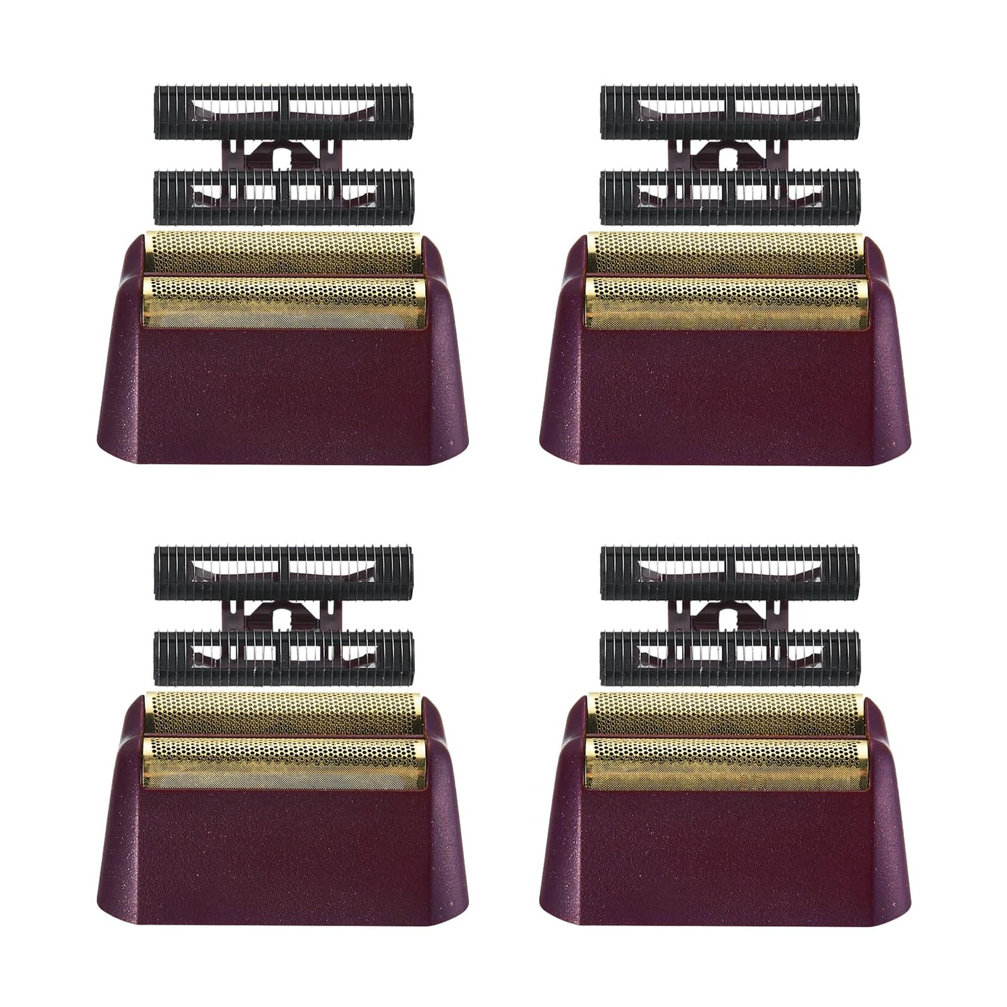 4 Pack Professional 5 Star Series Finale Shaver Replacement Foil and Cutter Bar Assembly Compatible with wahl Shaver Foil 7031-100, 7043-100 Super Close Shaving Replacement Heads (7031-4PCS)