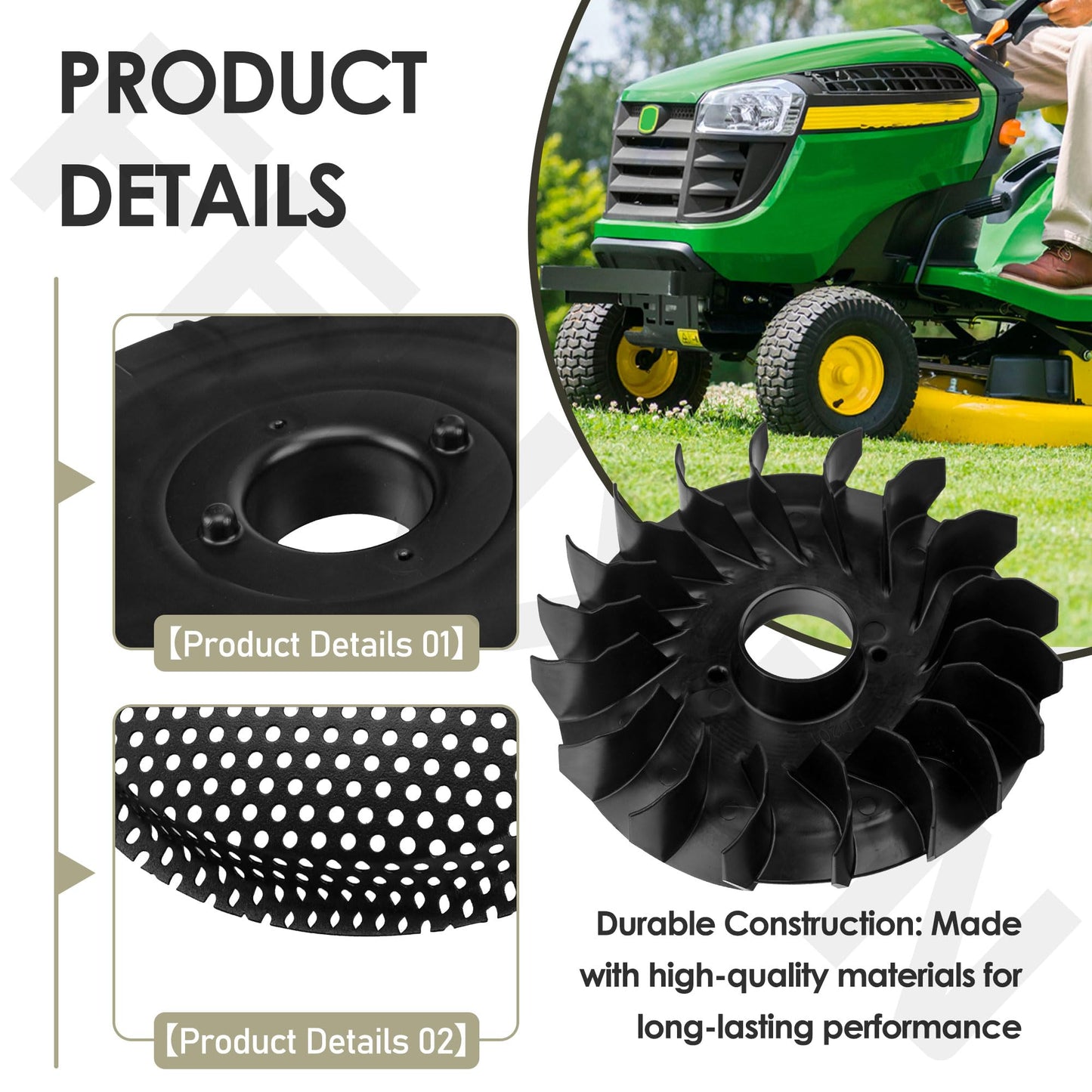 796201 Flywheel Fan for BS Most 319000, 31A000 Model Engines, Replaces Old 699708, 794436, 699043, 697853, 695492, 695056, 796083