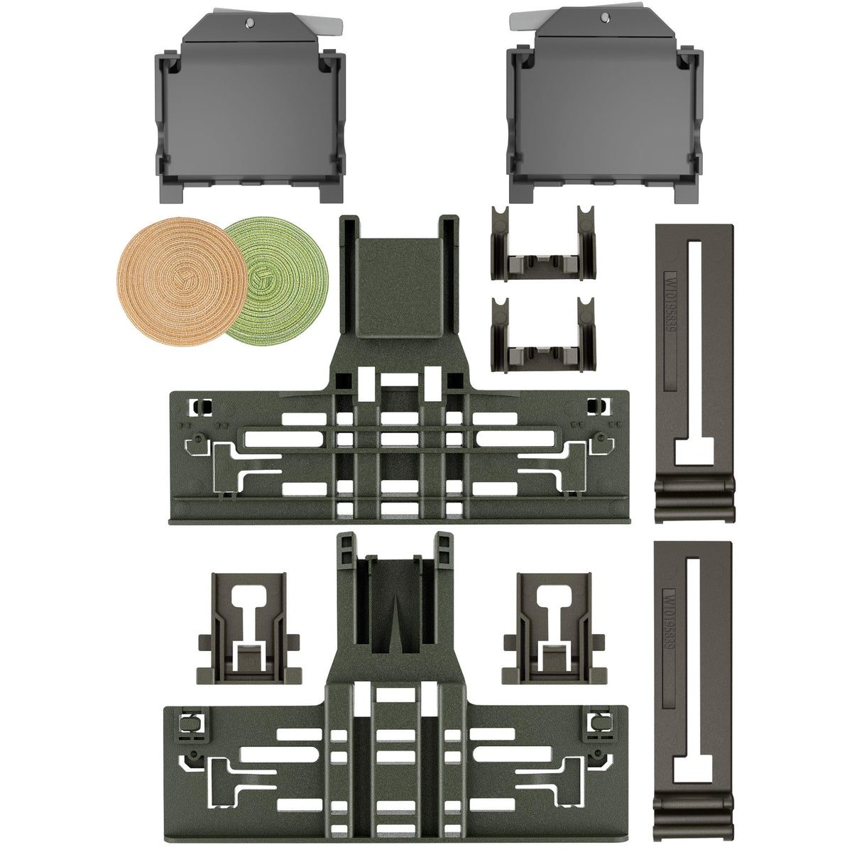 Upgraded W10546503 Dishwasher Rack Adjuster Parts & W10195372 W10195373 Dishwasher Rack Adjuster Housing for Whirlpool Dishwasher Parts WDT730PAHZ0, WDT750SAHZ0, Fit Kitchen-aid Kenmore Top Rack