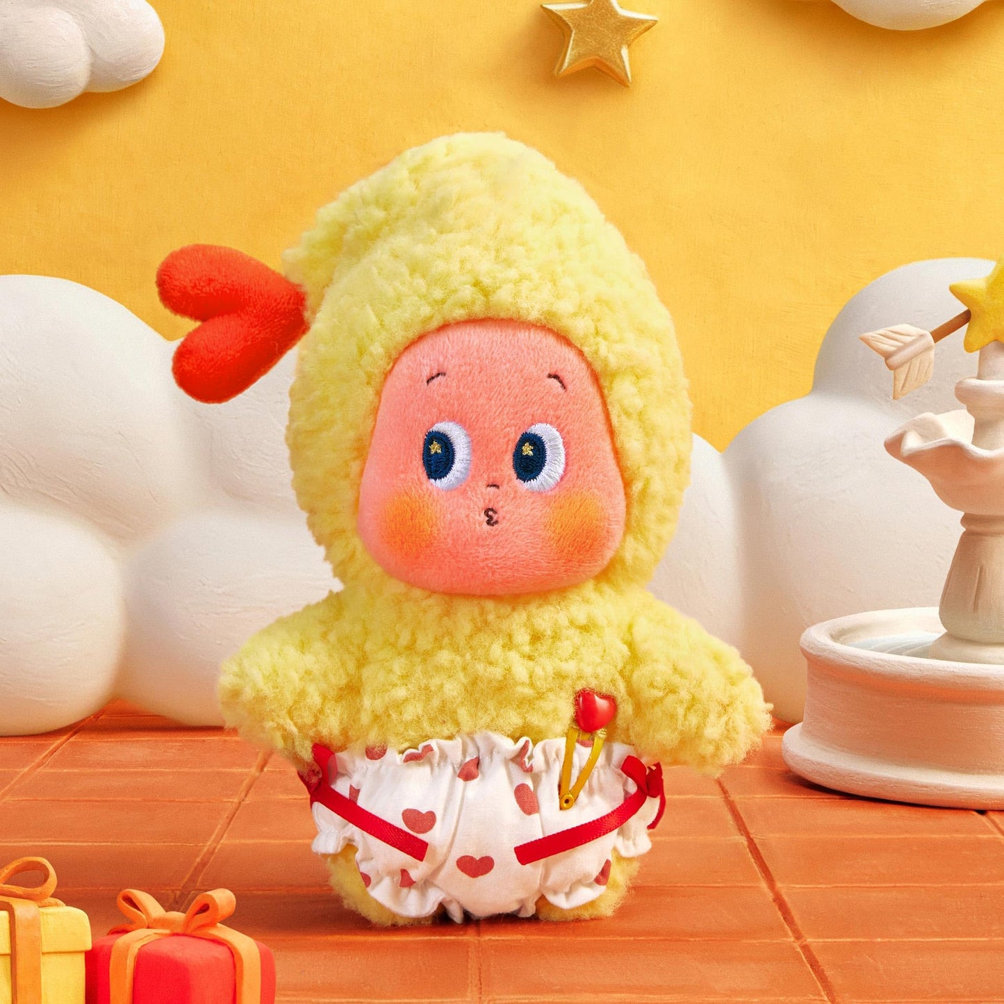 POP MART Twinkle Twinkle Crush On You Series-Plush Pendant Blind Box, Random Design Action Figures, Collectible Toys for Home Decor, Birthday Gifts for Girls Boys Women Men, Single Box