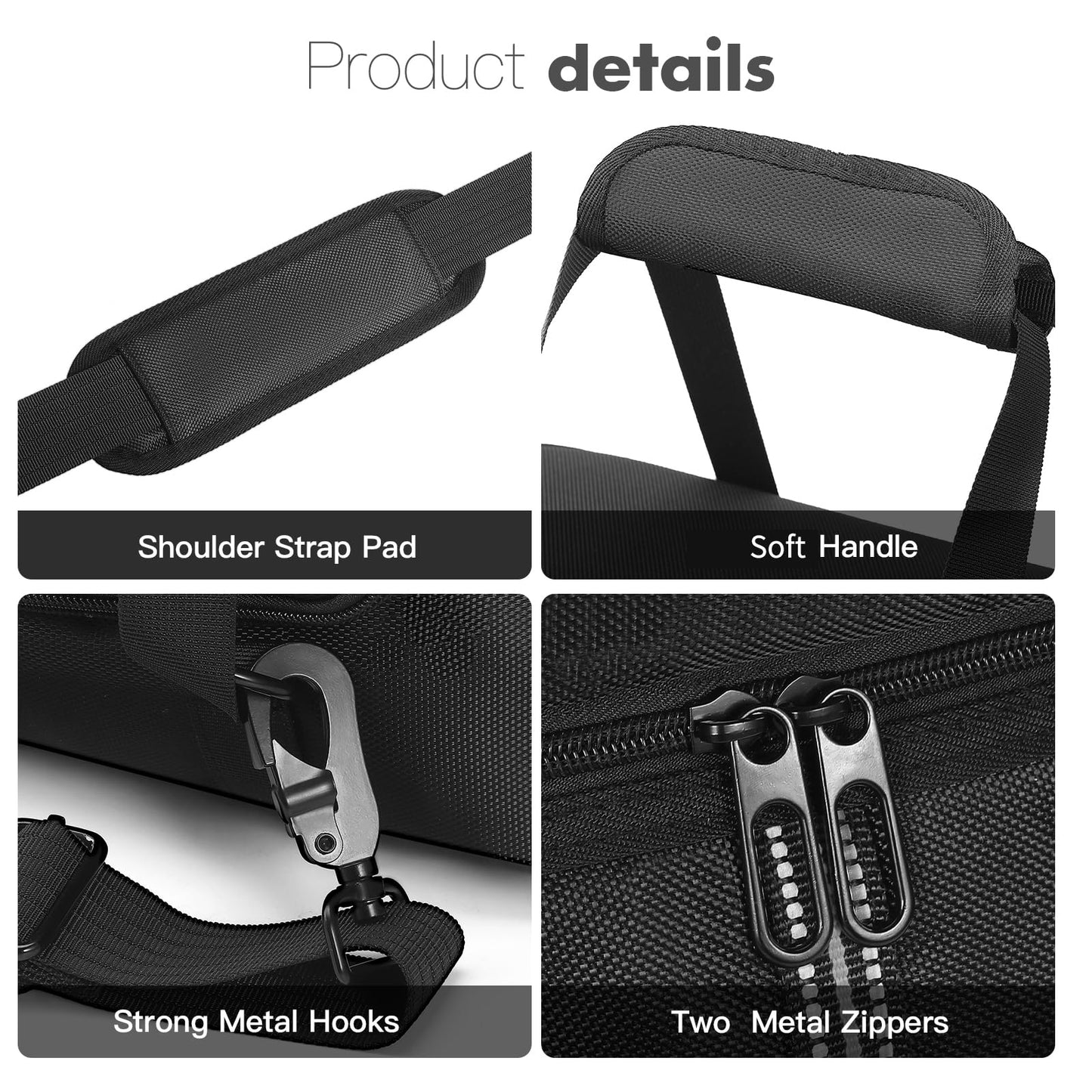 Carrying Bag Compatible with Anker SOLIX C1000 Portable Power Station, Travel Storage Case Protective Cover for C1000 Solar Generator Accessories