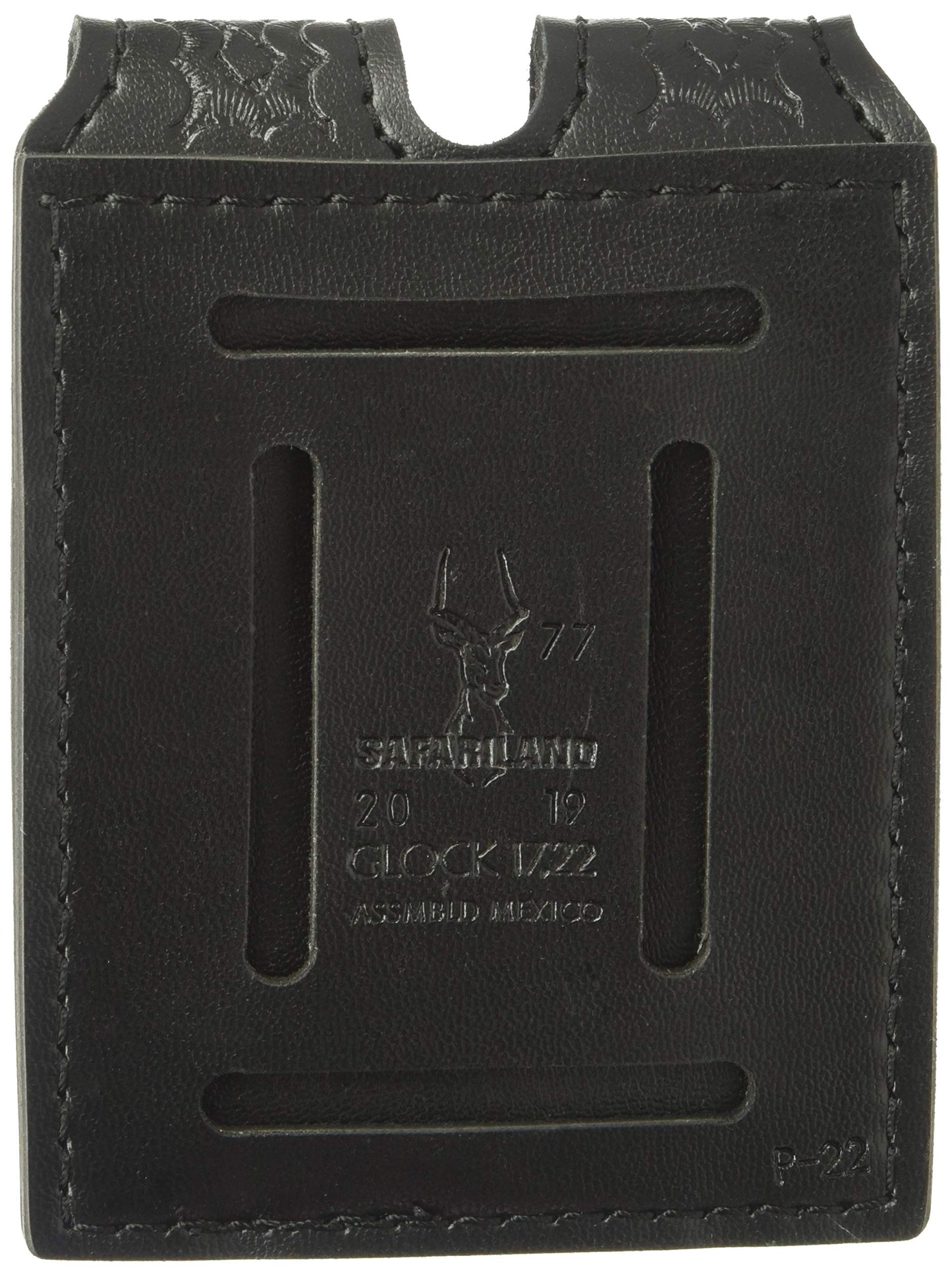 Bianchi 77-83-48: 77 Glock 17/22 STX Bsk Blk, STX Basket Weave, Black