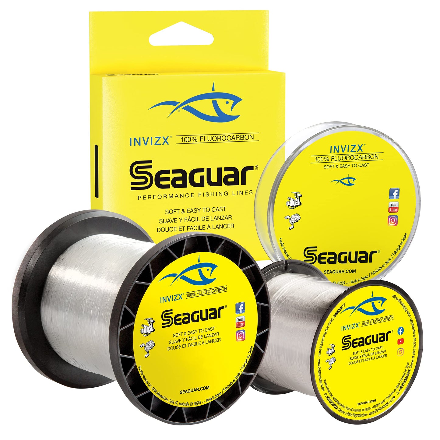 Seaguar Invizx Fluorocarbon 200-Yards Fishing Line (17-Pounds)