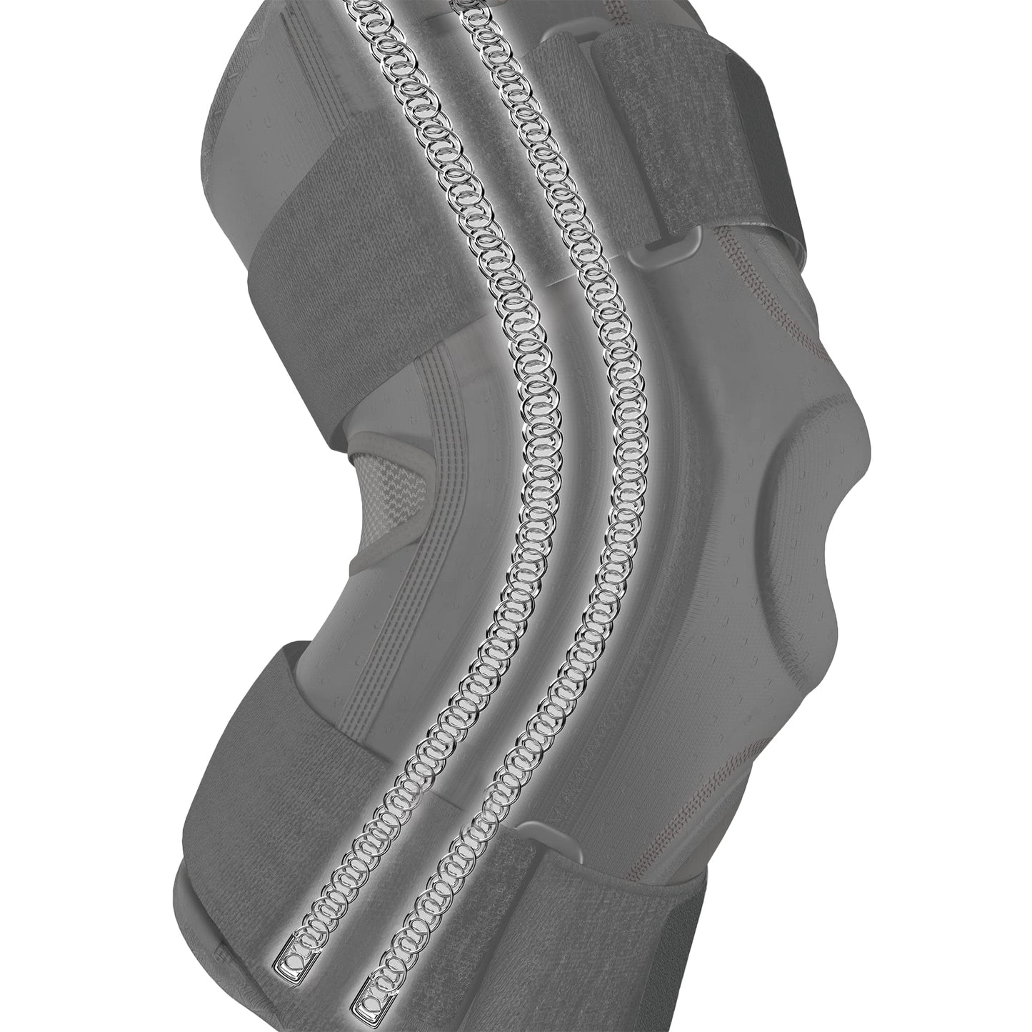 Shock Doctor Knee Stabilizer with Flexible Support Stays, Black, XX-Large