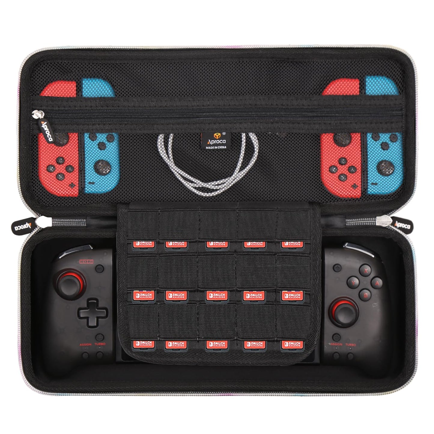 Aproca Hard Storage Travel Case, for Hori Nintendo Switch Split Pad Pro Ergonomic Controller
