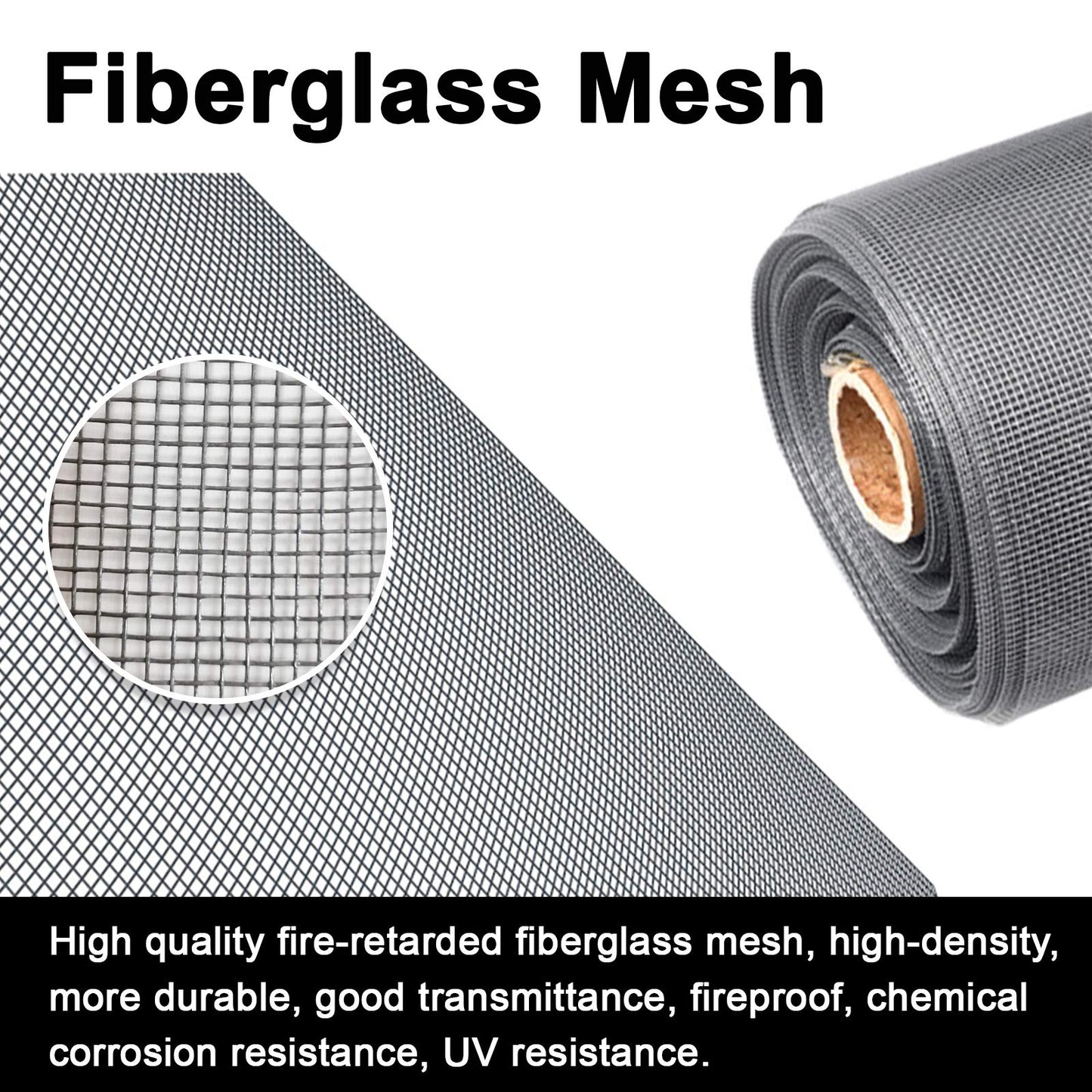 NeatiEase Adjustable DIY Magnetic Window Screen Max 55" H x 36" W(140cm x 92cm) Fits Any Size Smaller DIY Easy Installation (White)