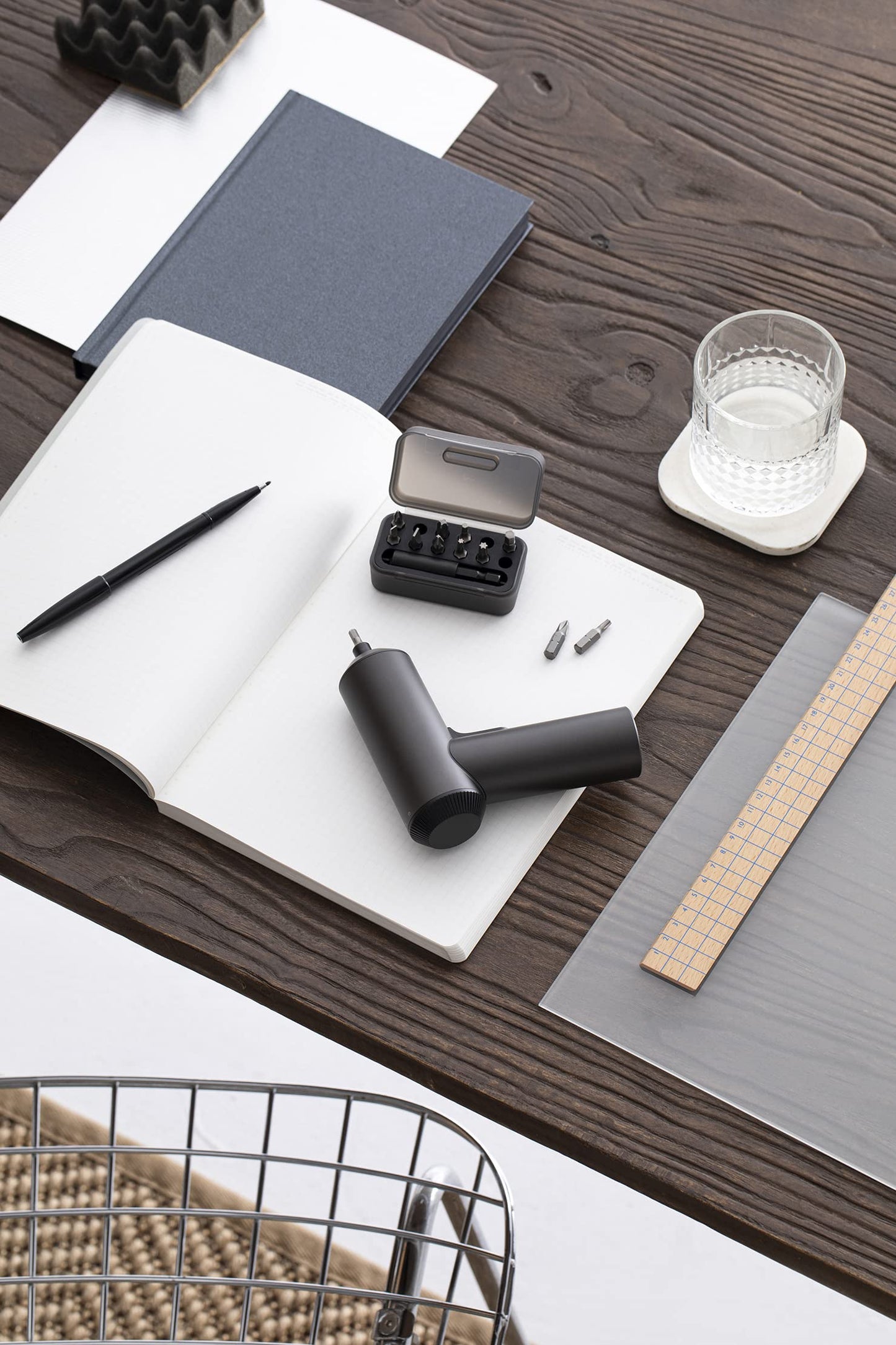 Xiaomi Mi Cordless Screwdriver 3.6V, 2000mAh Rechargable Battery. Patented One-Piece Body with USB-C Charging Port. High 5-N.m Torque Cordless Portable Screwdriver with 12 Pieces of S2 Steel Bits