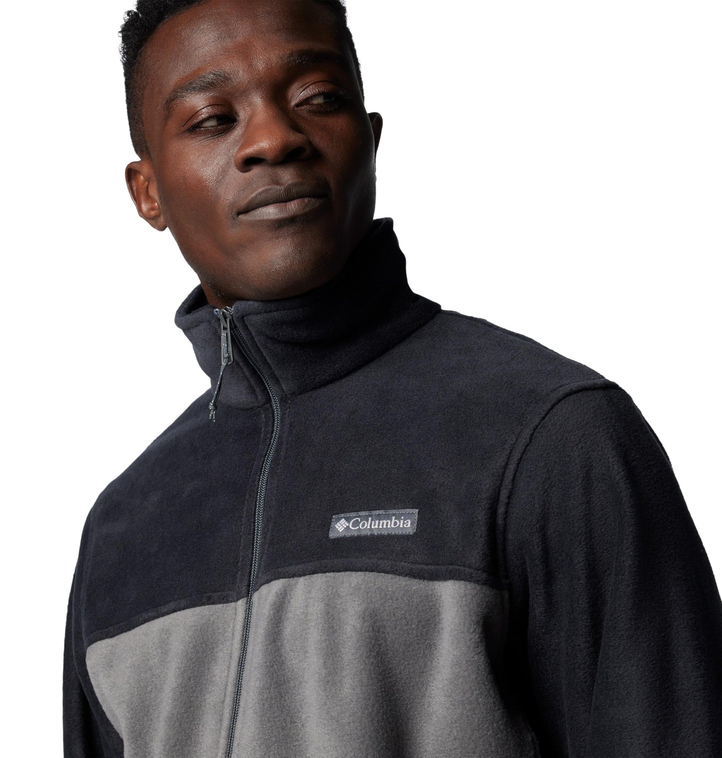 Columbia Men's Steens Mountain Full Zip 2.0, Black/Grill, X-Large