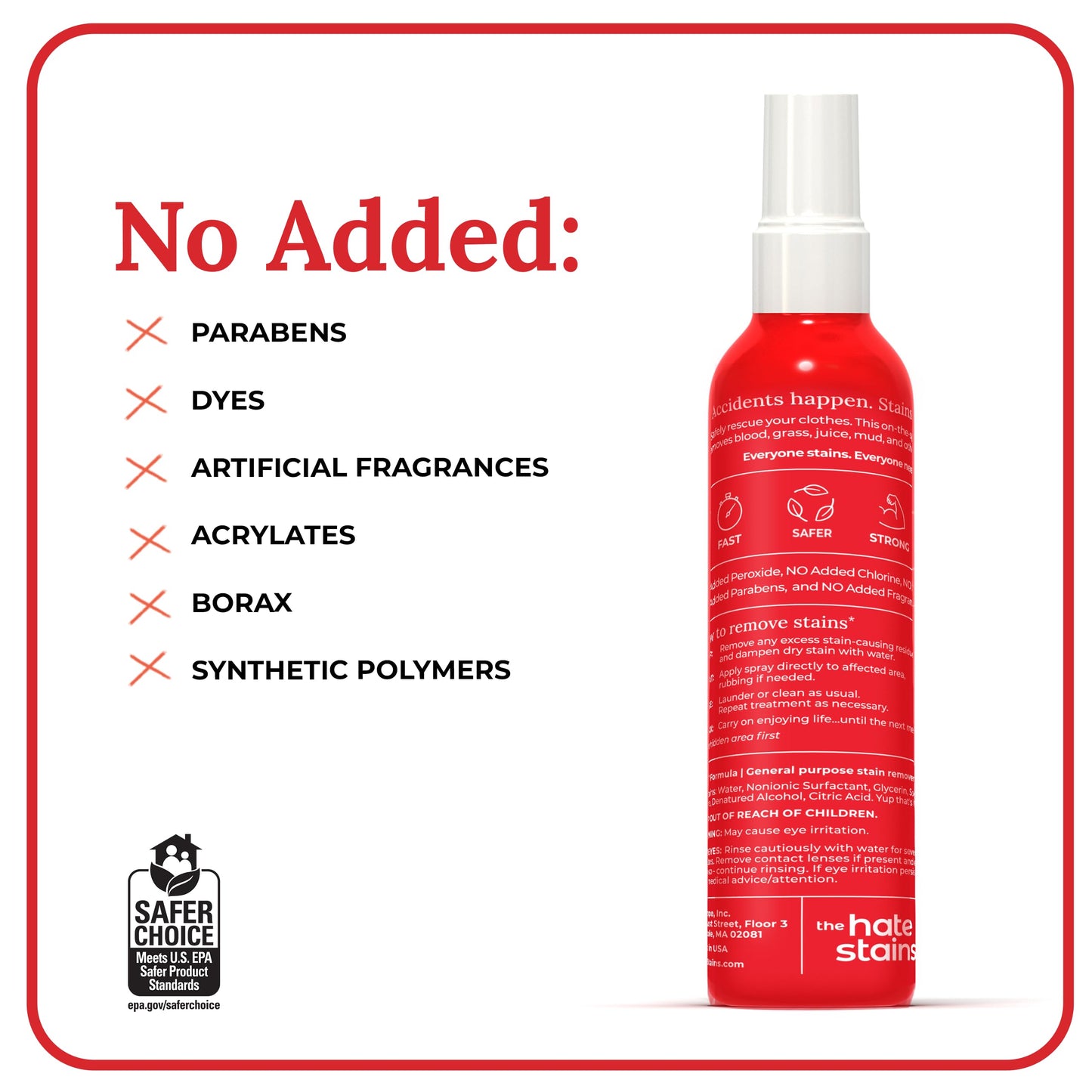 Emergency Stain Rescue Remover Spray – 4oz Laundry Stain Remover for Clothes, Upholstery Fabric, Carpet - Works on Most Blood, Grass, Coffee, Mud, Grease & Oil (pack of 3)