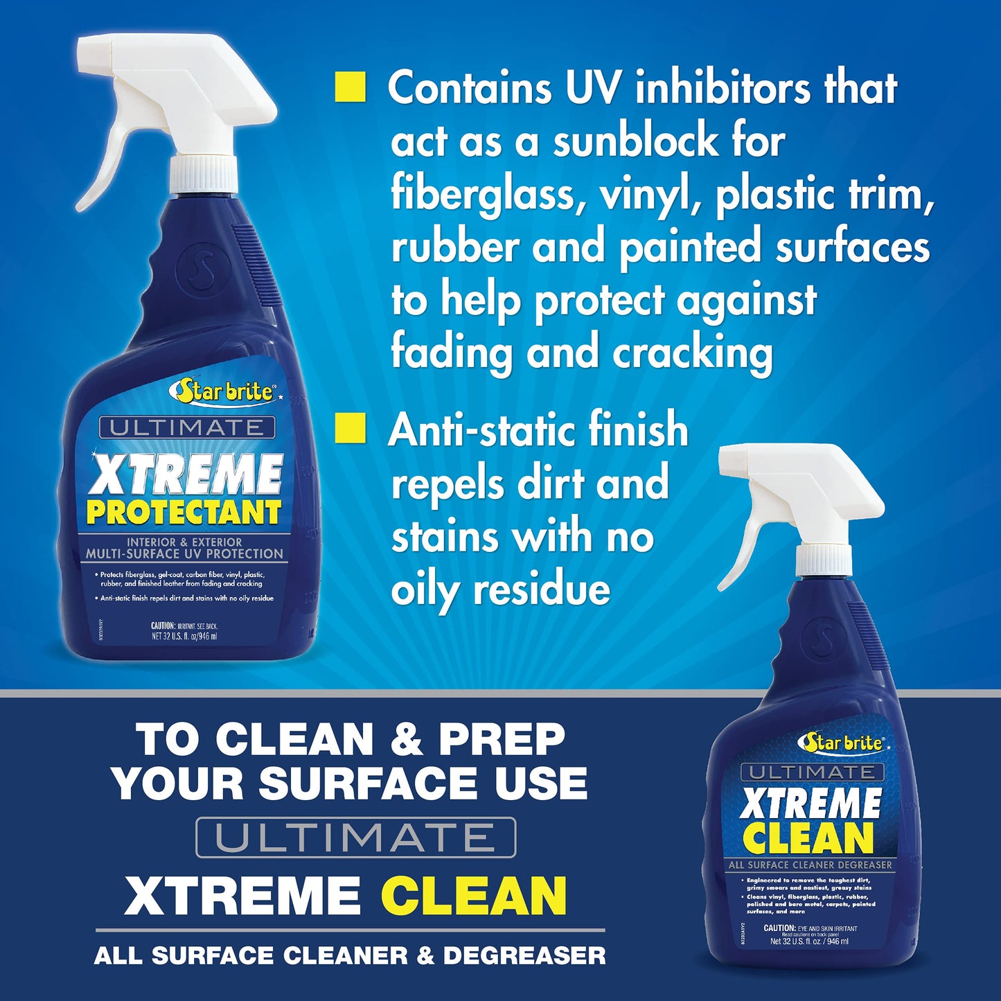 Star Brite 098832 Ultimate Xtreme Protectant Interior and Exterior - 32 oz