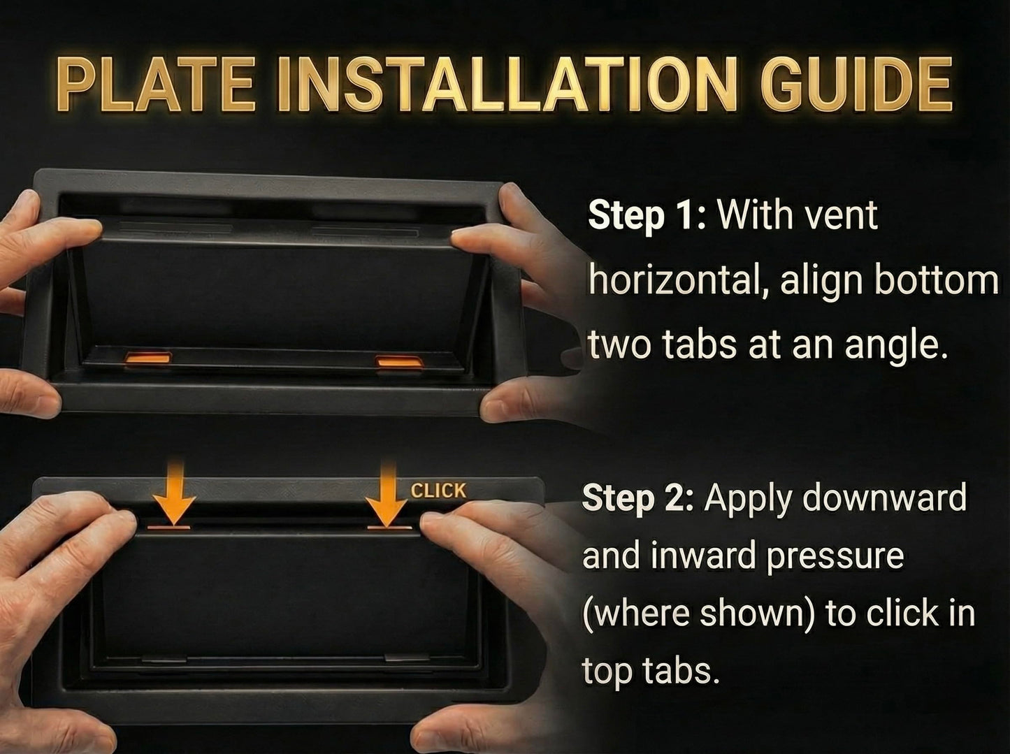Khan Supply CO 4x10 Metal Floor Vent - Canadian Owned Low Profile Heavy Duty Flush Register, DIY Drop-in Install Air Grille Cover, Unique Click-In Design for Up to 60% More Airflow - 2 Year Warranty