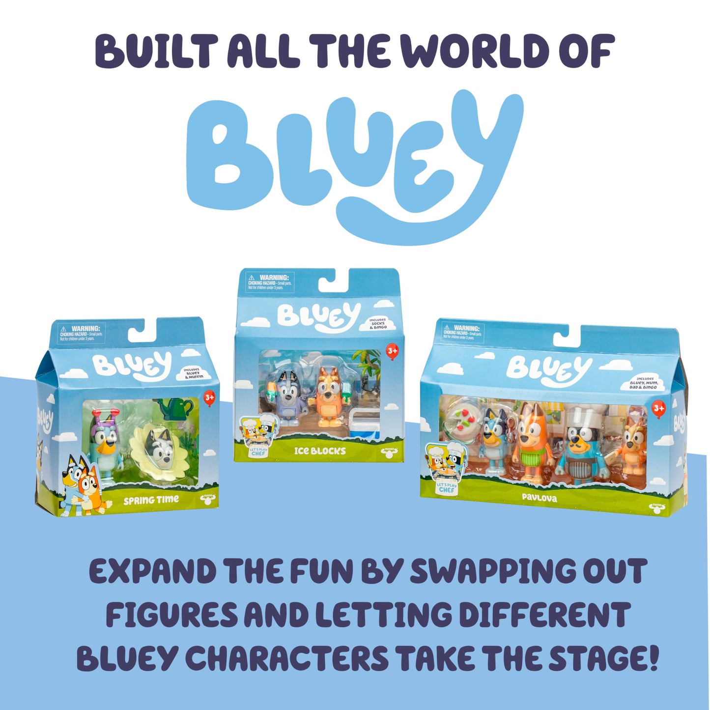 Bluey's Celebration Home, Help Celebrate Bluey's Birthday, with 11 Play Pieces of Removable Furniture and Accessories, Plus 1 Exclusive 6.3cm Bluey Figure