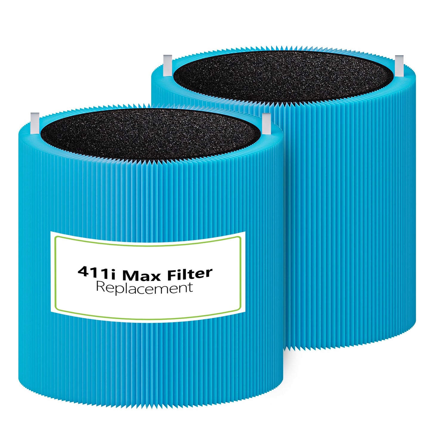 Blue Pure 411i Max AllergenBlock Replacement Filter Compatible with Blue Pure 411i Max Air Purifier, 2-in-1 H13 True HEPA and Activated Carbon Filter