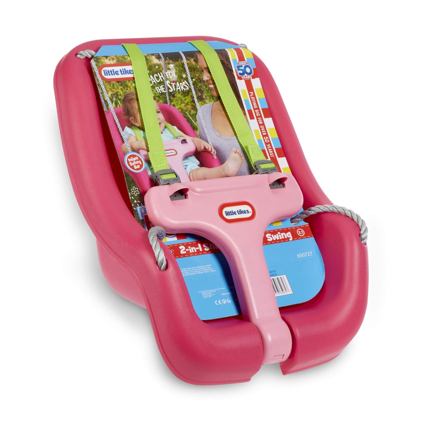 Little Tikes 2-in-1 Snug 'N Secure Swing Magenta