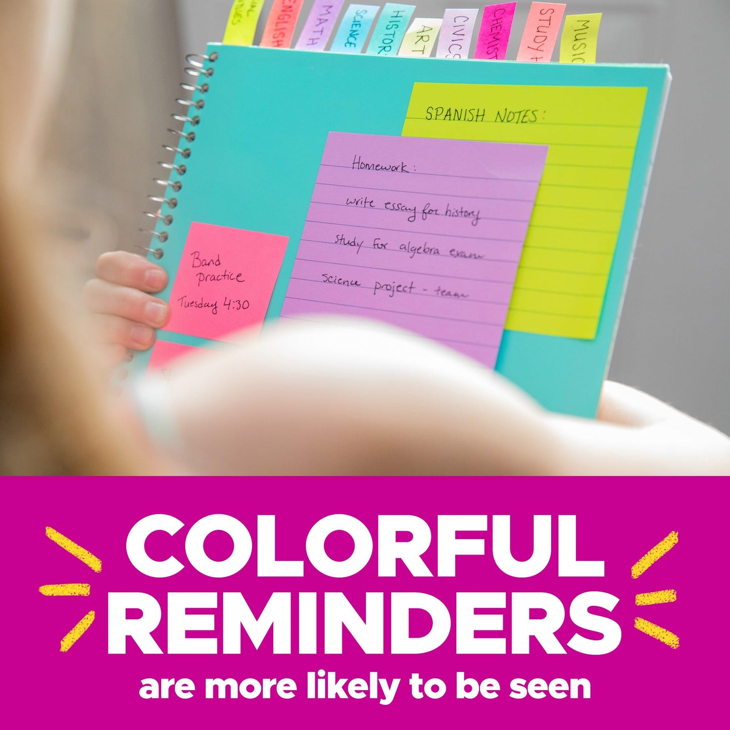 Post-it Pop-up Notes, 3x3 in, 18 Pads, America's #1 Favorite Sticky Notes, Poptimistic Collection, Bright Colors (Pink, Orange, Blue), Clean Removal, Recyclable (R330-18CTCP)