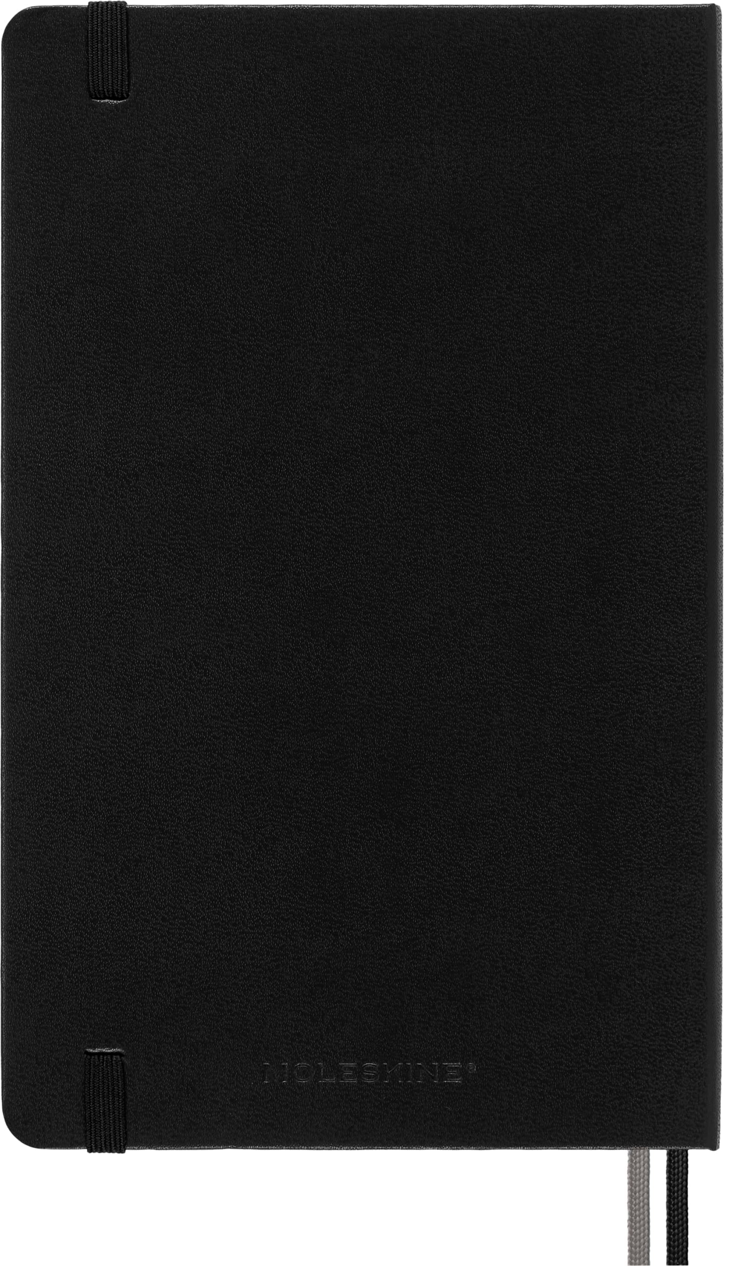Moleskine Classic Expanded Notebook, Hard Cover, Large (5" x 8.25") Squared/Grid, Black, 400 Pages