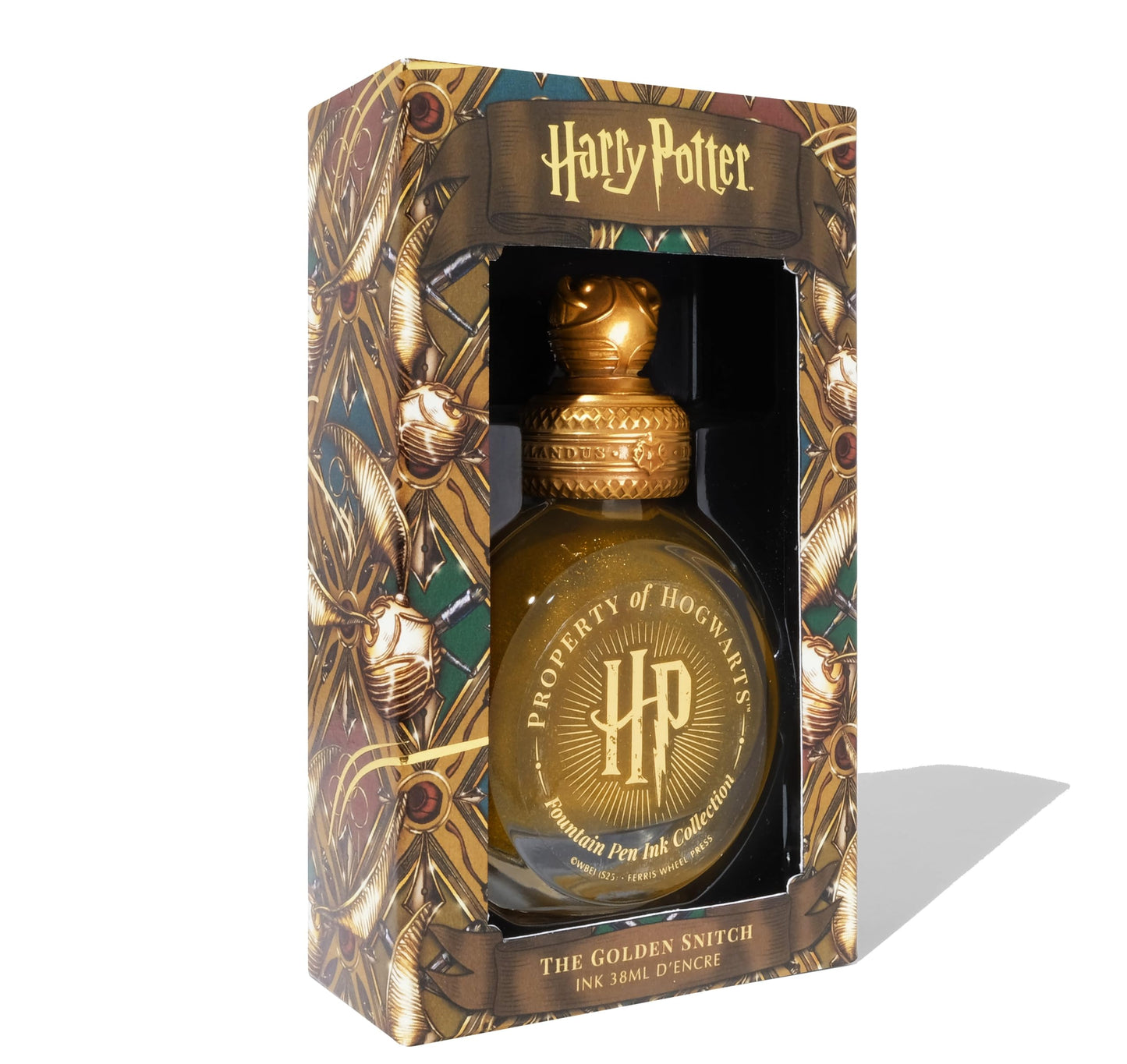 Ferris Wheel Press, Warner Bros., Official Licensed, Harry Potter, Property of Hogwarts™, Limited Run, The Golden Snitch, Shimmering Golden, 38ml