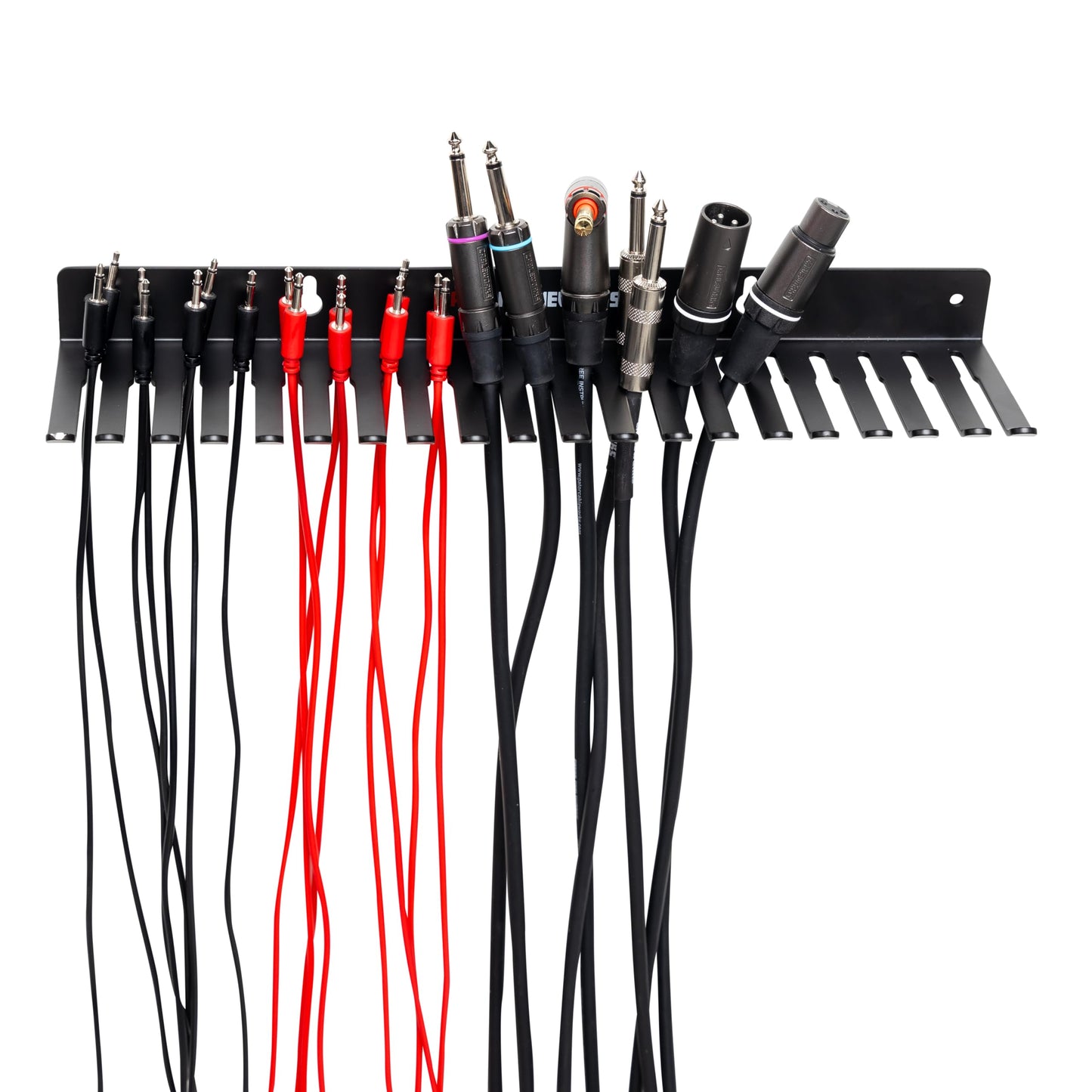 Gator Frameworks Wall Mountable Cable Hanger and Organizer with 19 Cable Slots; Ranges from 5-9mm Spaces (GFW-CABLEHANGER)