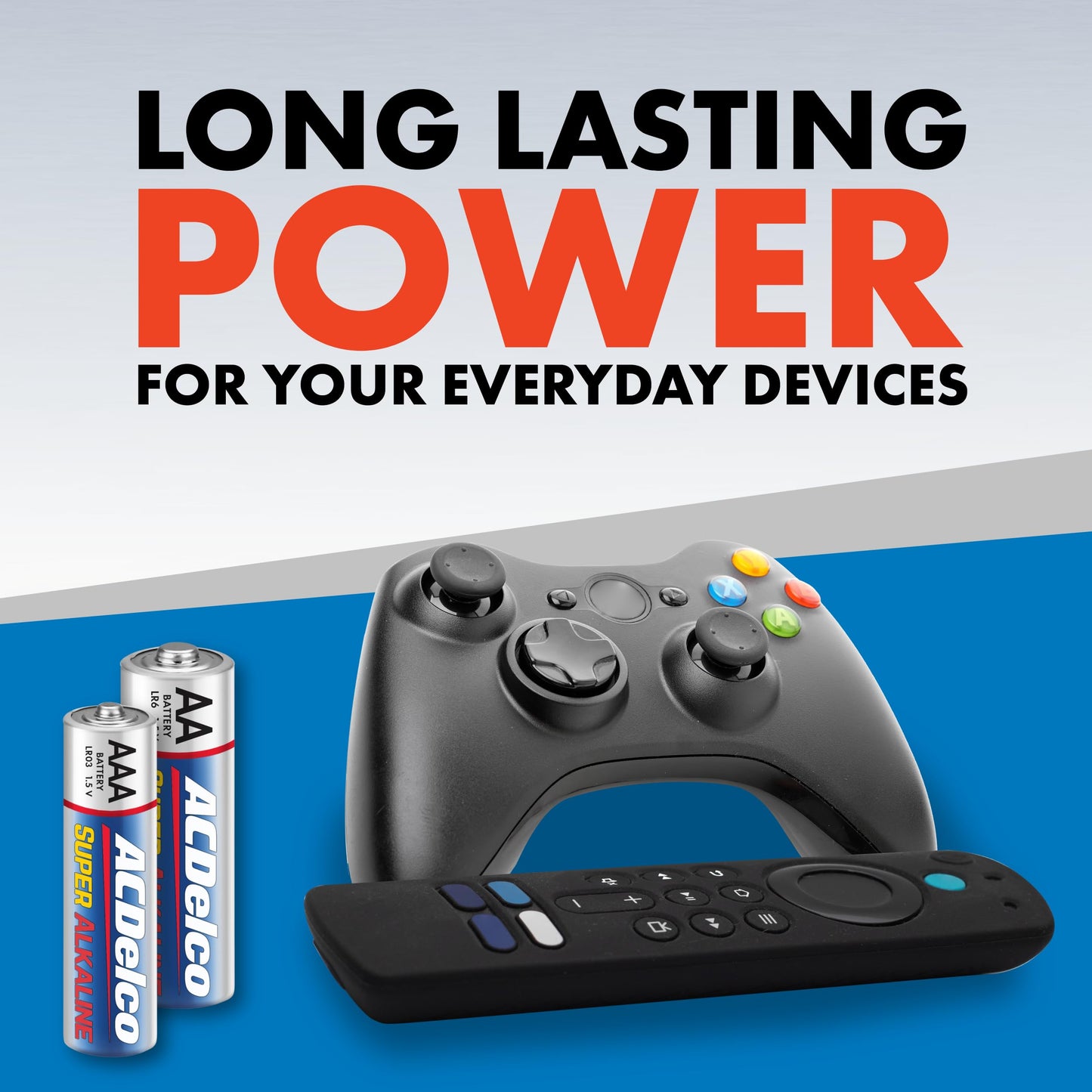 ACDelco AA and AAA 200-Count Combo Pack Super Alkaline Batteries, 100-Count Each, 10-Year Shelf Life, Reclosable Packaging