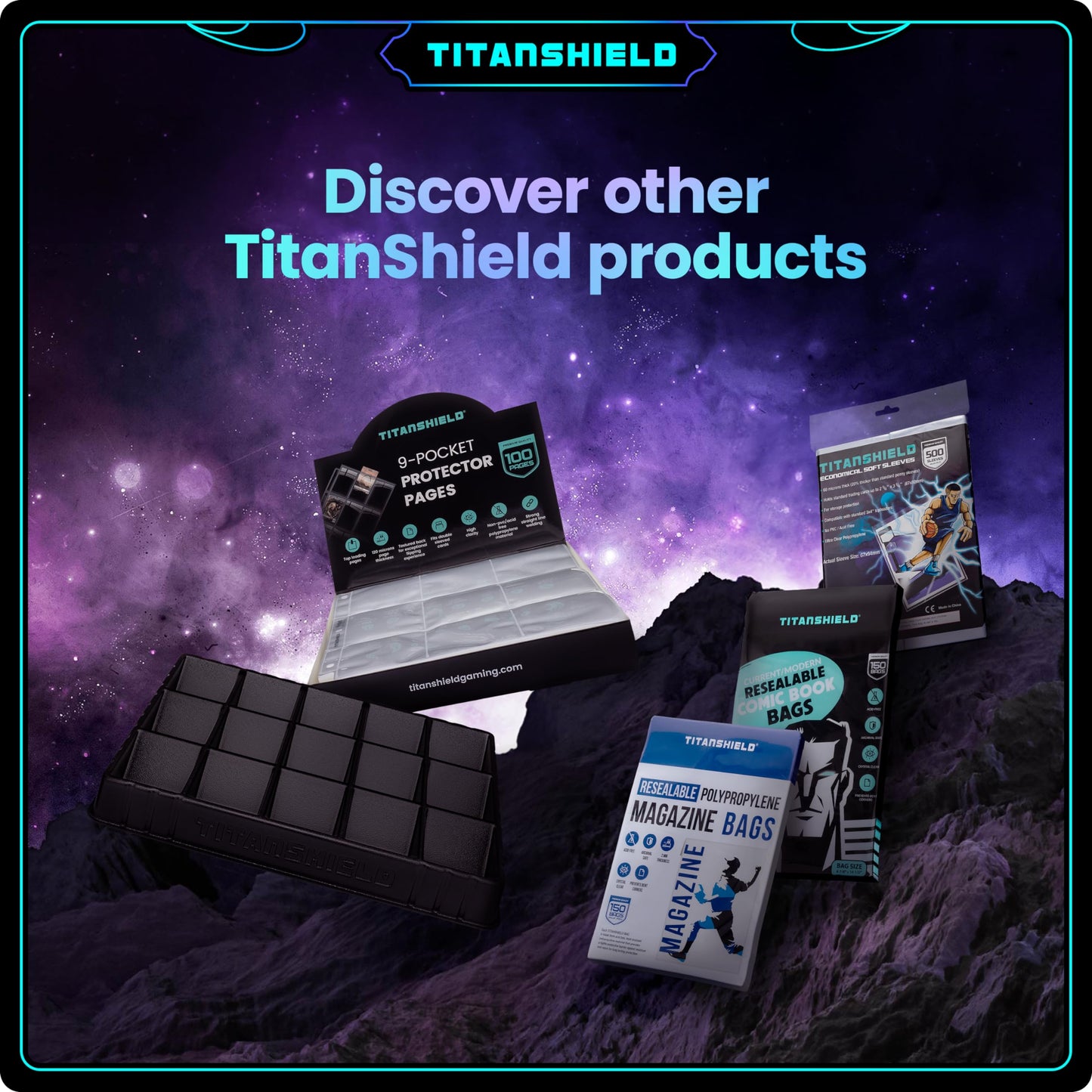 TitanShield 3" x 4" Toploaders for Collectible Trading Cards (200 ct.)