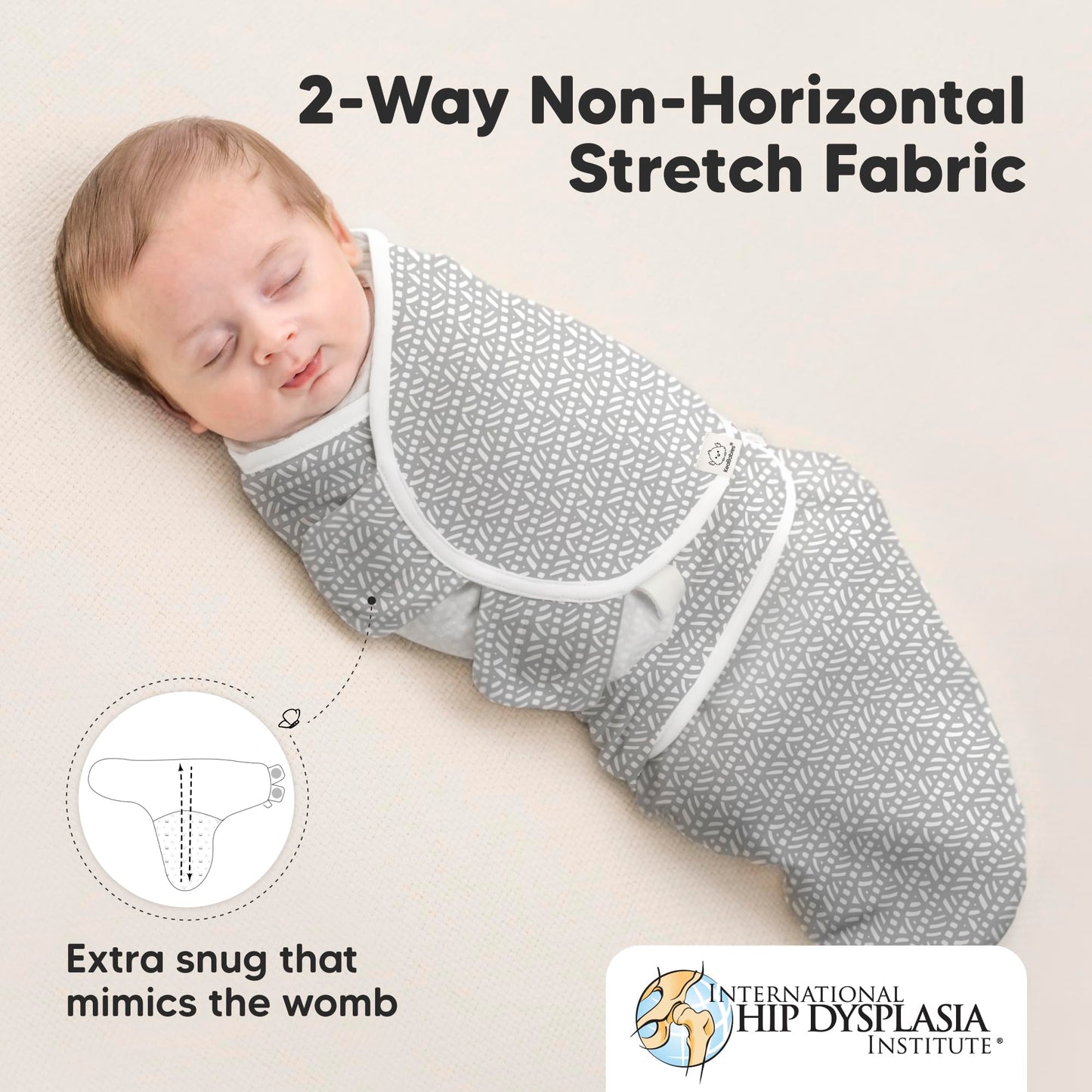 3-Pack Organic Baby Swaddle Sleep Sacks - Swaddles for Newborns, Infant 0-3 Months, Baby Girls, Boys, Soft & Snug Newborn Sleep Sack, Nursery Swaddling Blankets, Easy to Use (Nordic, OS)