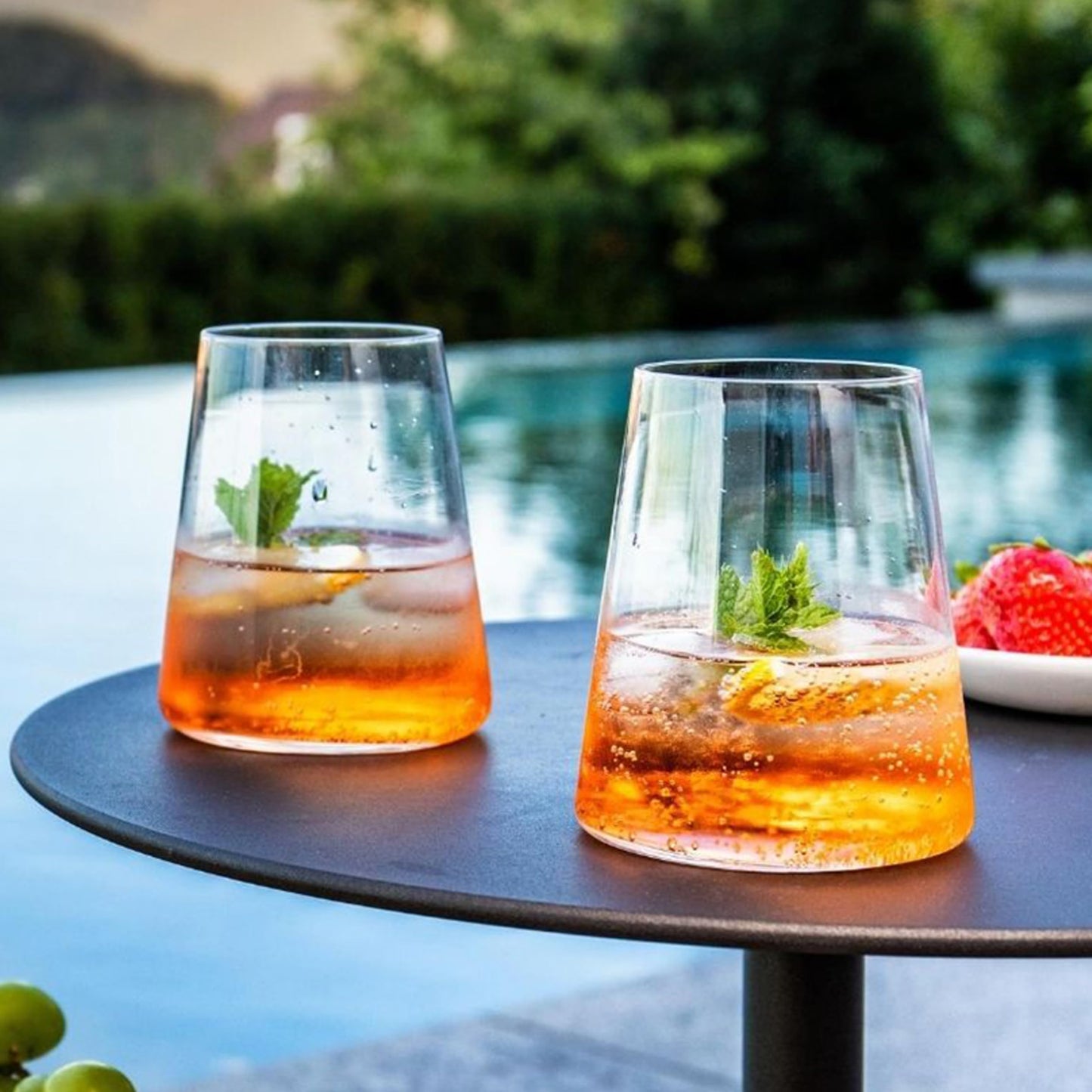 Stolzle Lausitz Power German Made Crystal Stemless Red Wine Glass, Set of 4